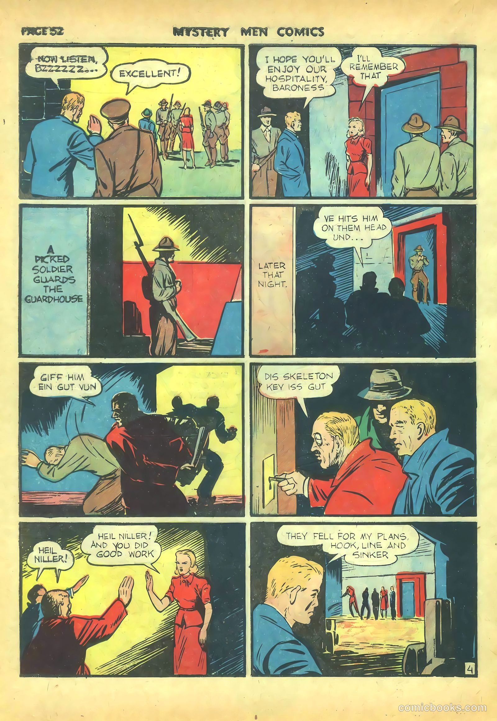Mystery Men Comics #16 (1940) — page 54 of 68