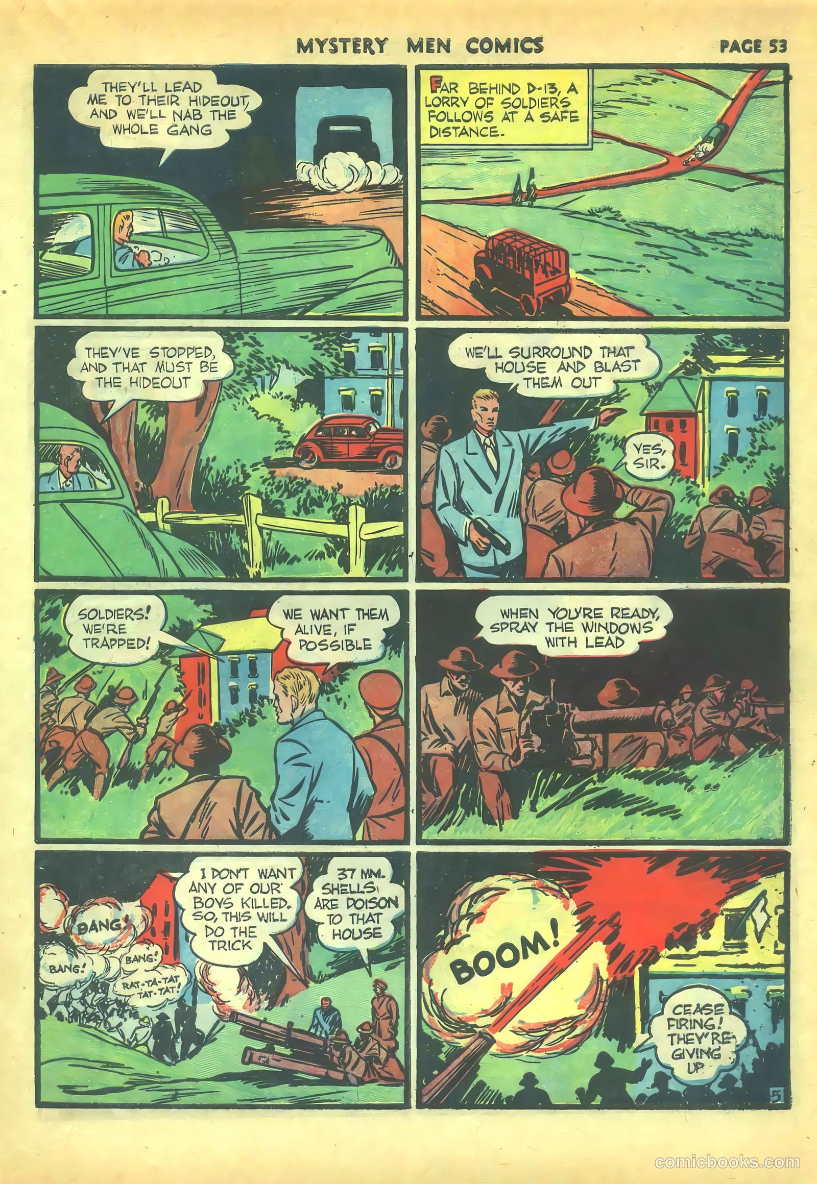 Mystery Men Comics #16 (1940) — page 55 of 68