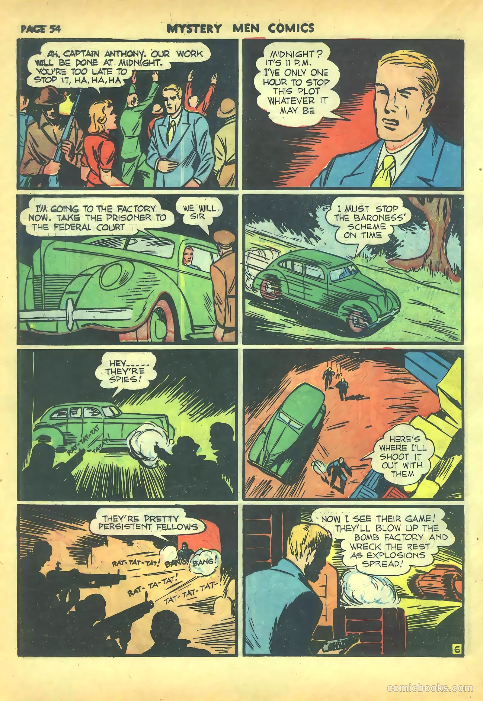 Mystery Men Comics #16 (1940) — page 56 of 68