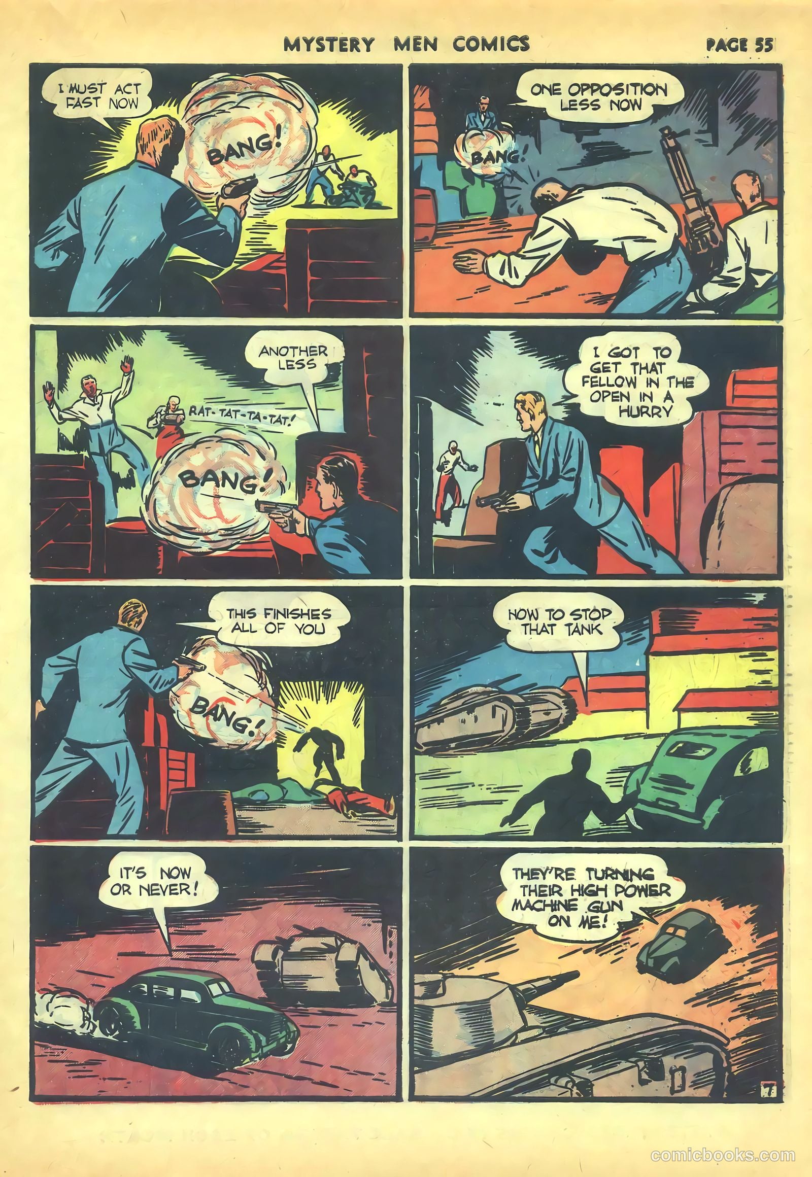 Mystery Men Comics #16 (1940) — page 57 of 68