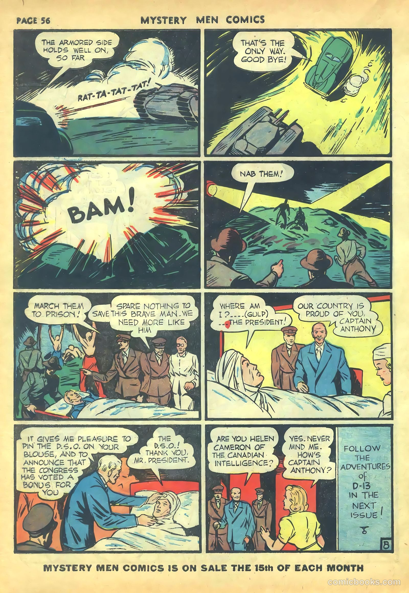 Mystery Men Comics #16 (1940) — page 58 of 68