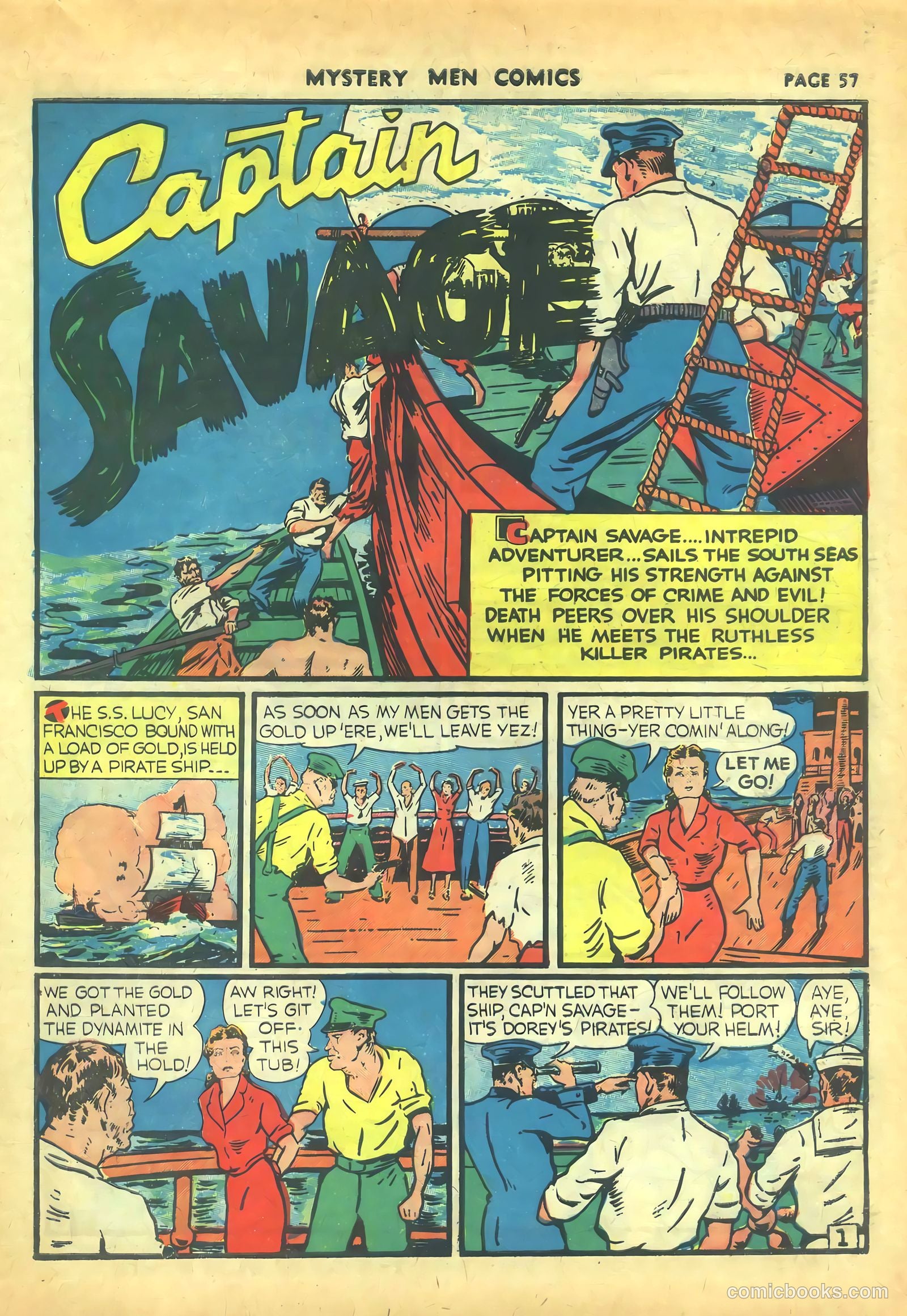 Mystery Men Comics #16 (1940) — page 59 of 68