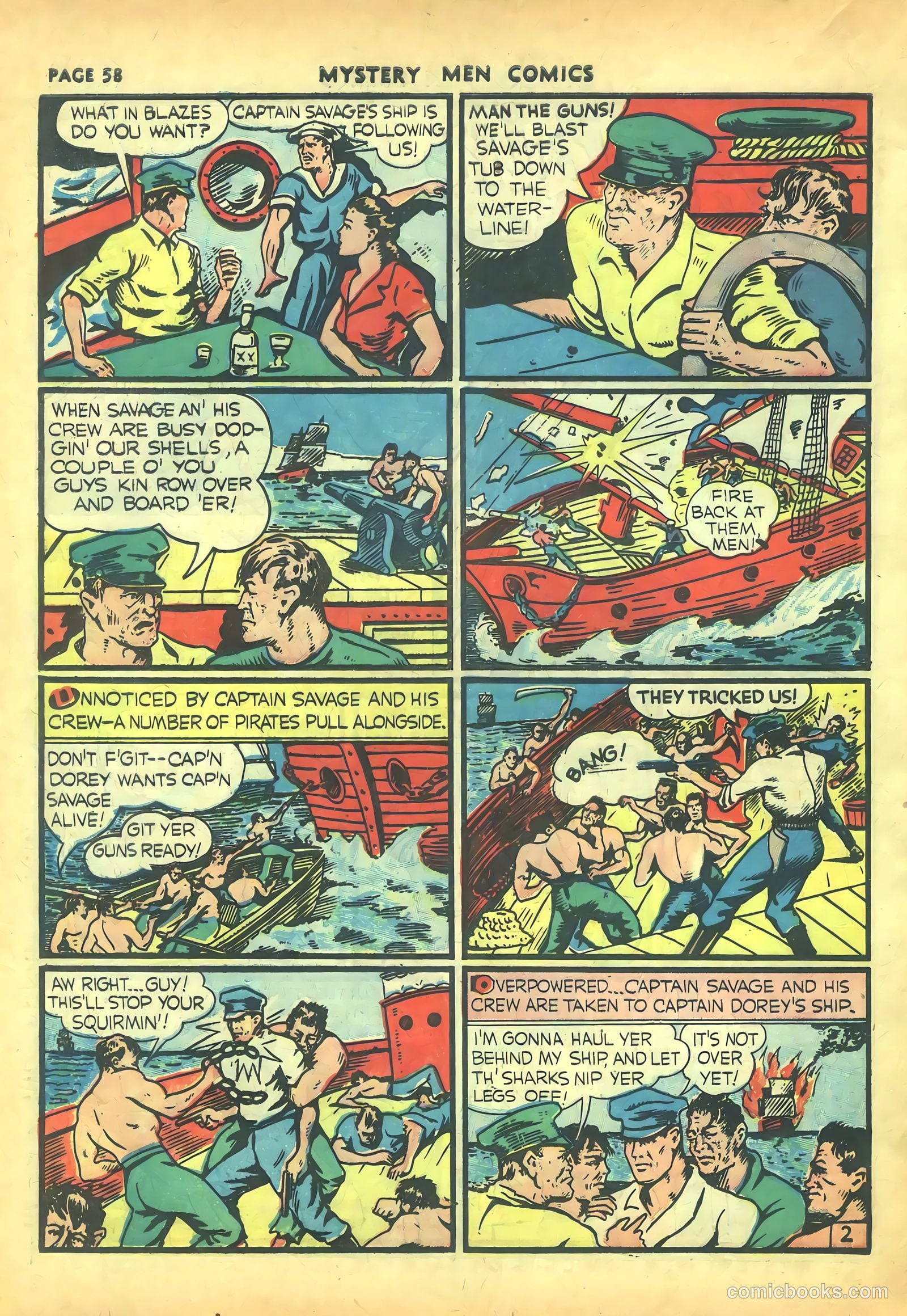 Mystery Men Comics #16 (1940) — page 60 of 68