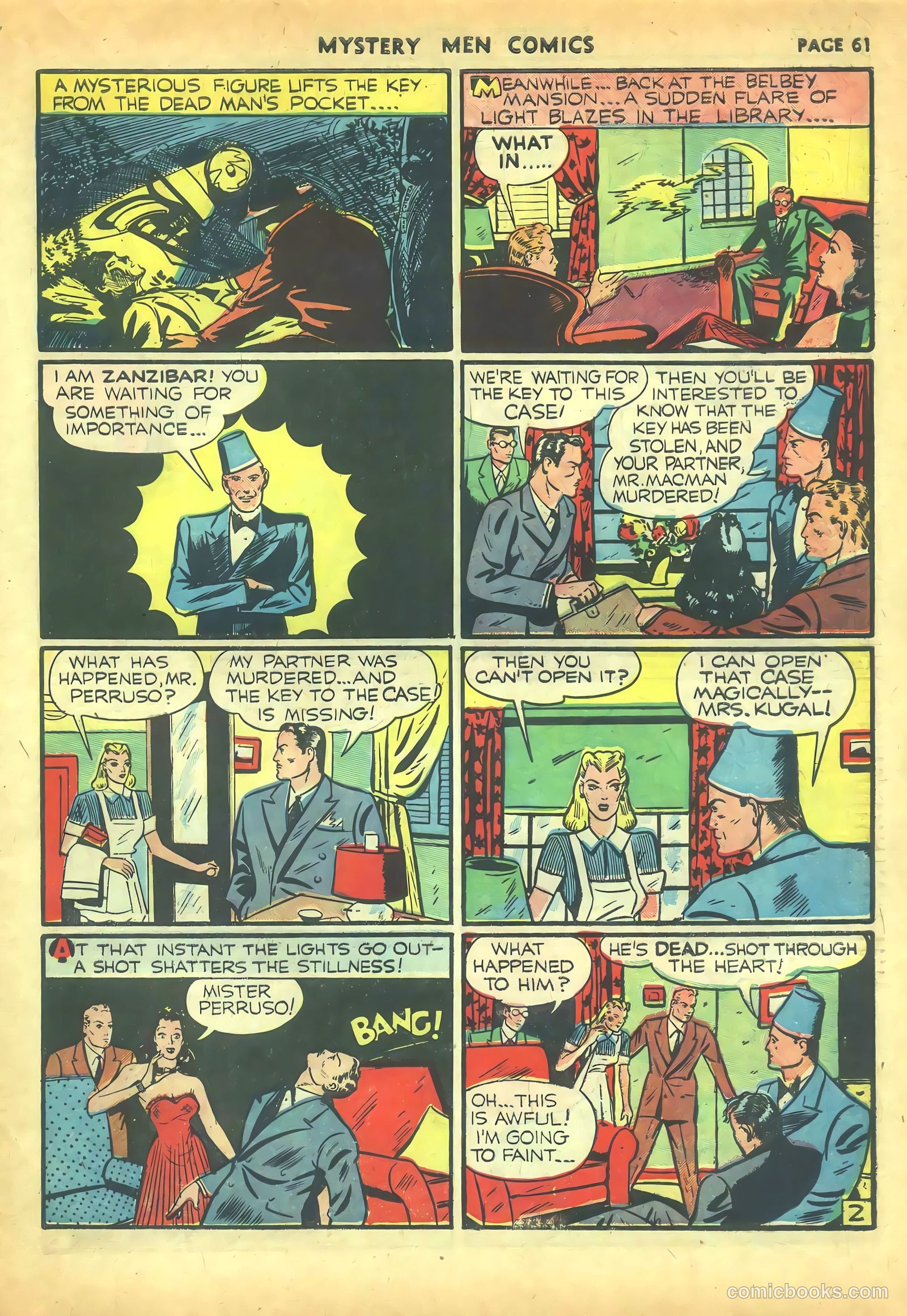 Mystery Men Comics #16 (1940) — page 63 of 68