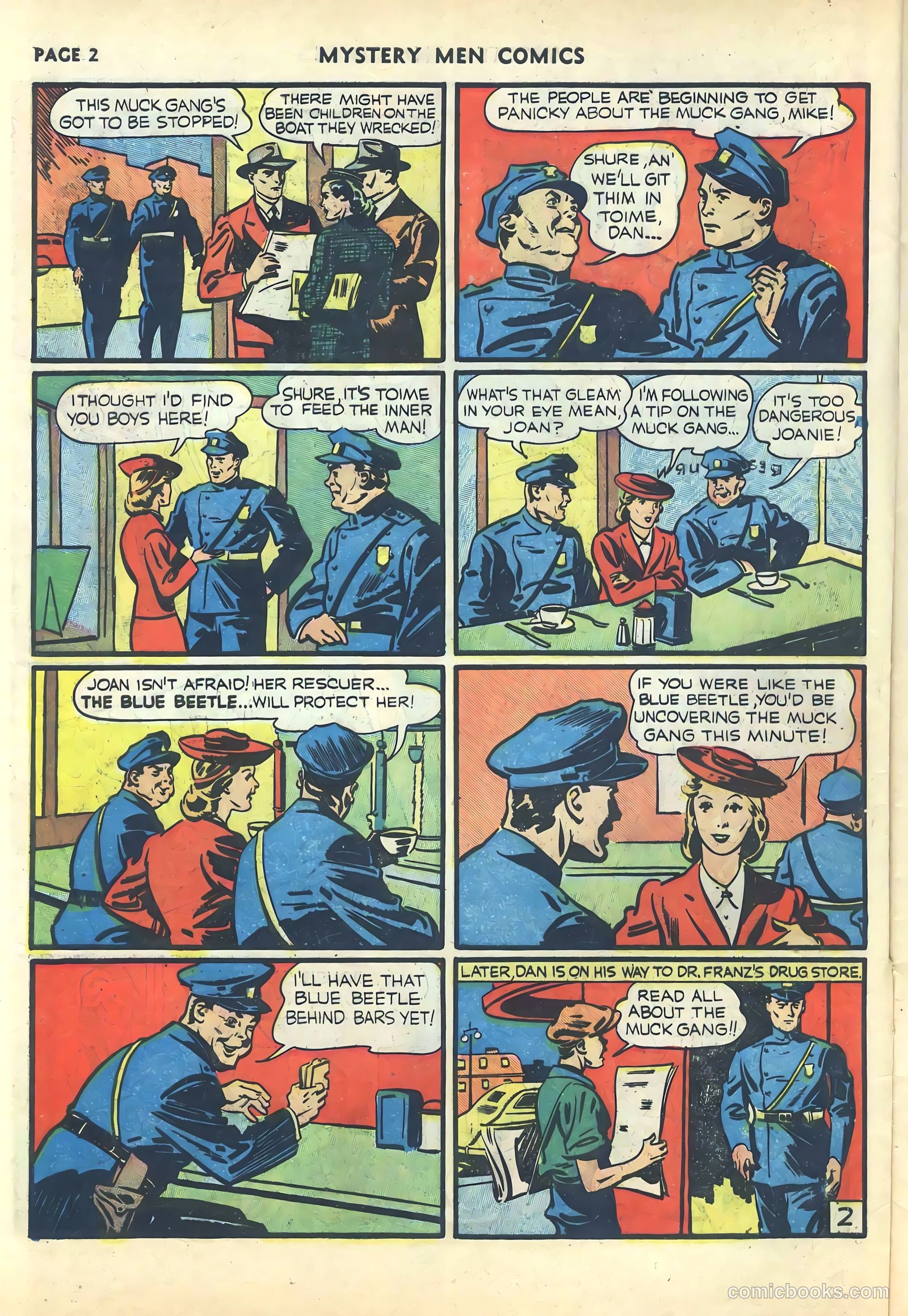 Mystery Men Comics #17 (1940) — page 4 of 68