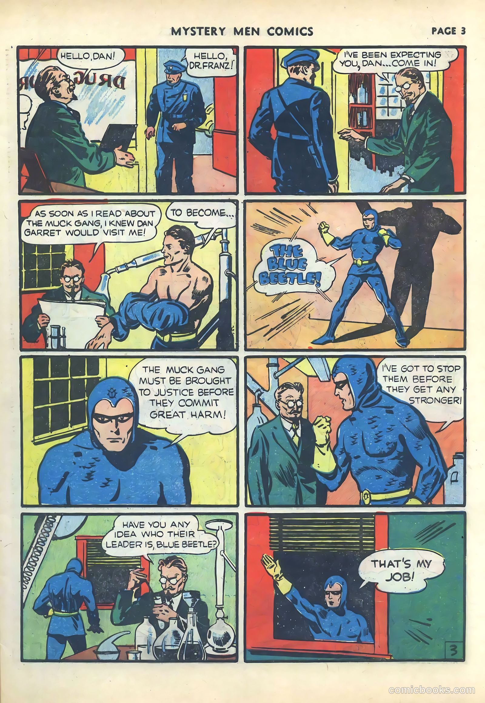 Mystery Men Comics #17 (1940) — page 5 of 68
