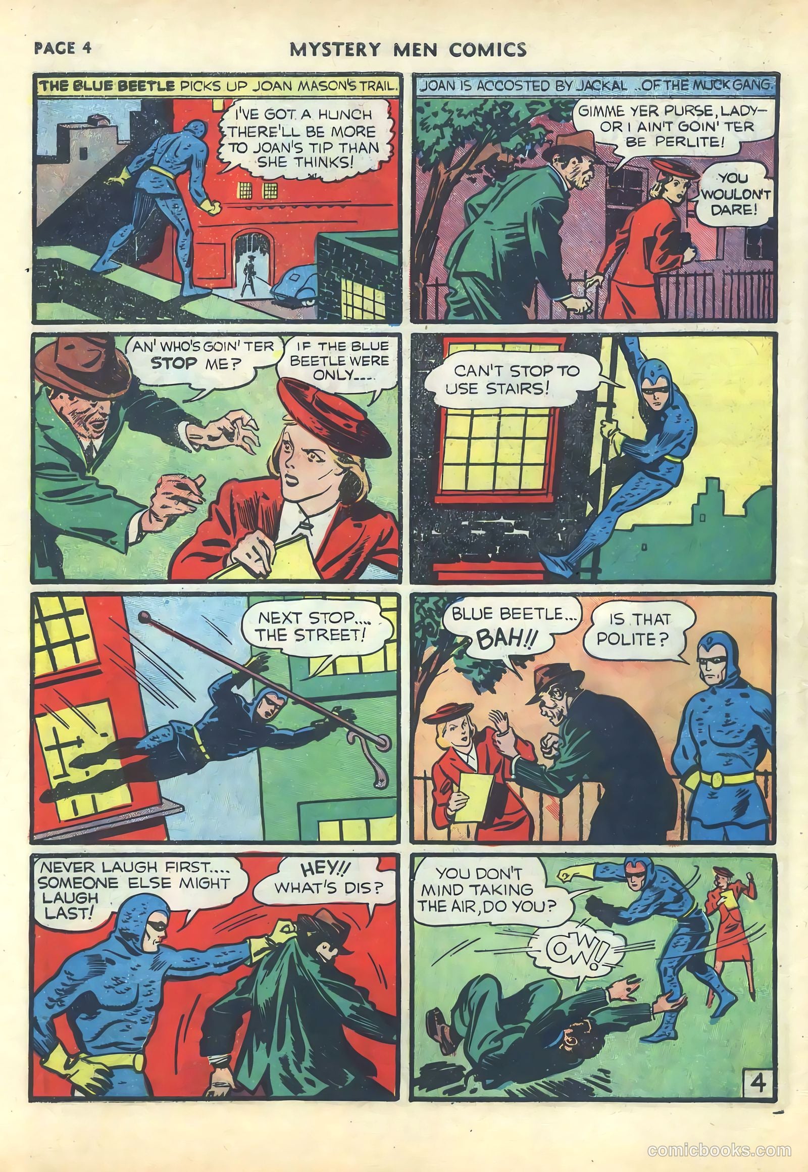 Mystery Men Comics #17 (1940) — page 6 of 68