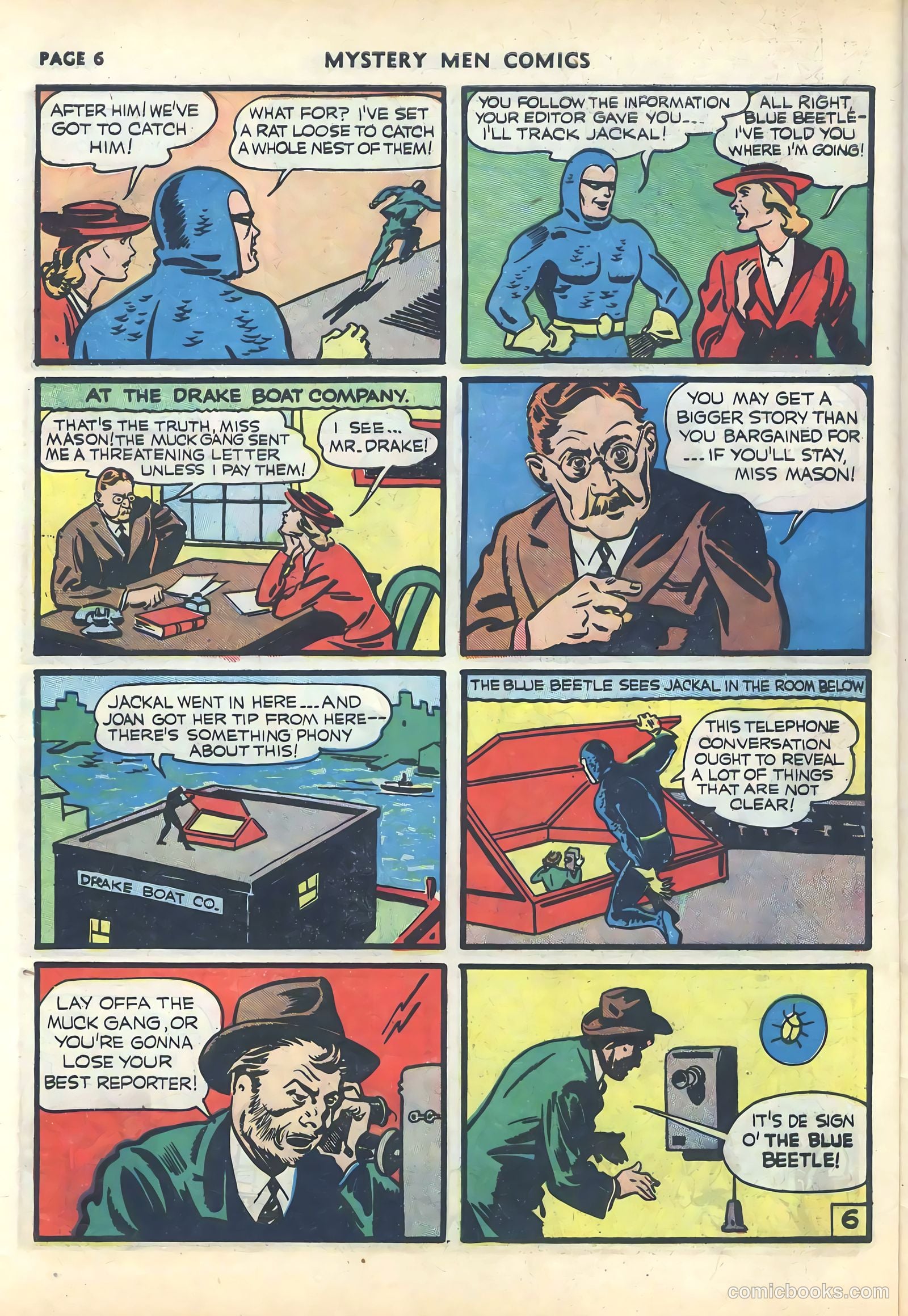 Mystery Men Comics #17 (1940) — page 8 of 68