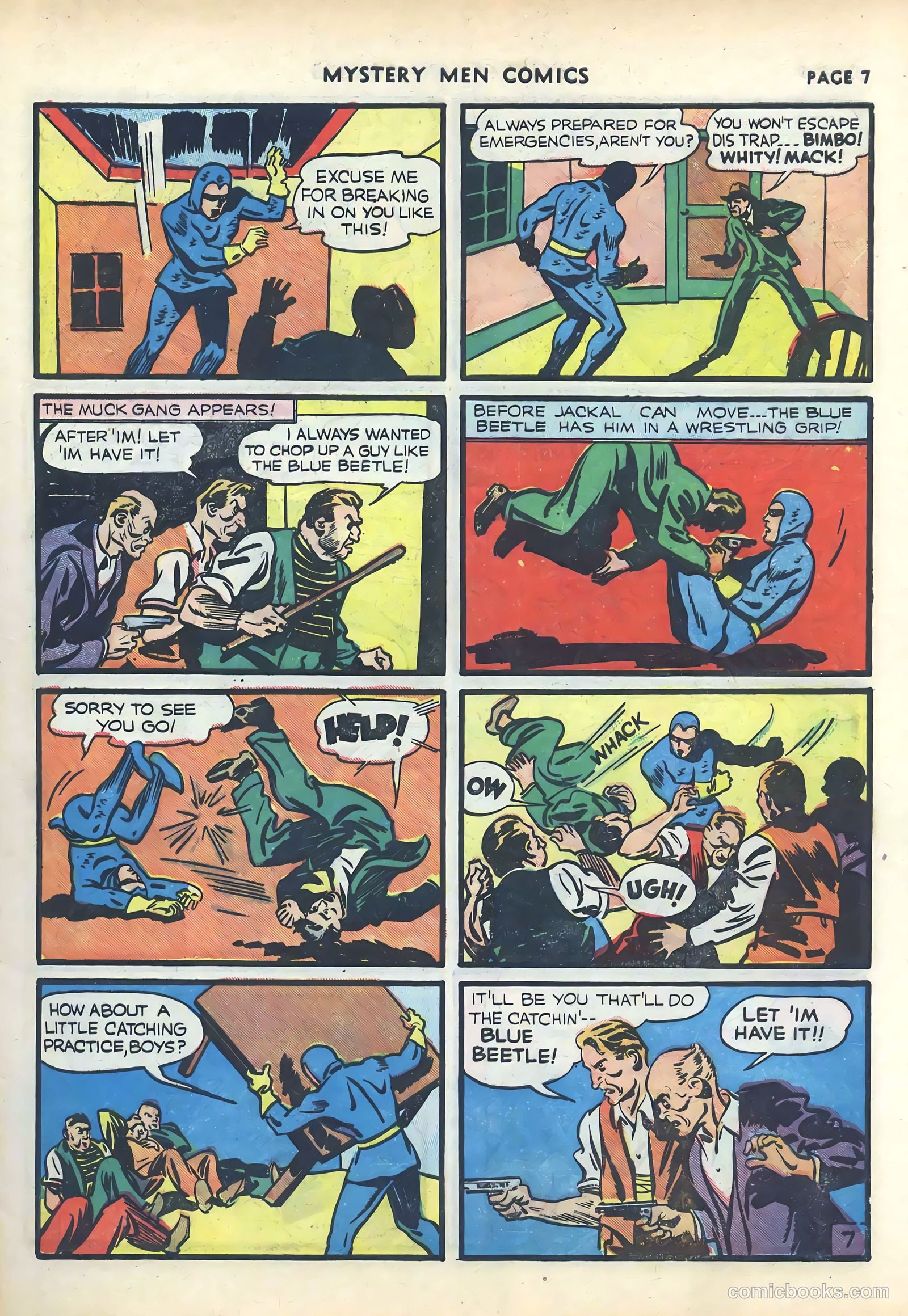 Mystery Men Comics #17 (1940) — page 9 of 68