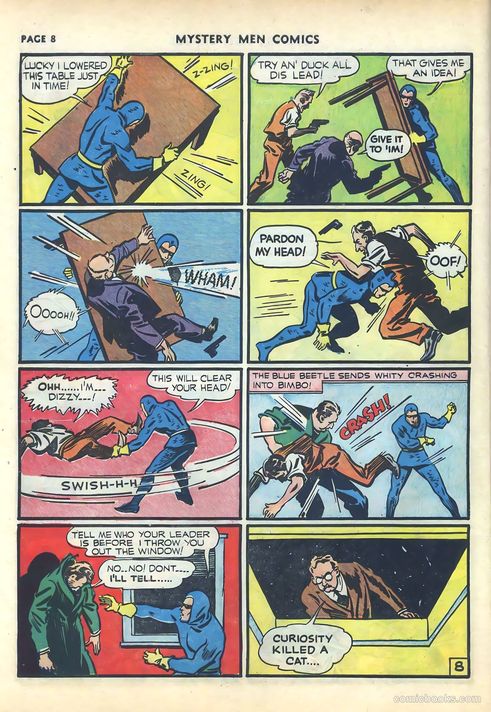 Mystery Men Comics #17 (1940) — page 10 of 68
