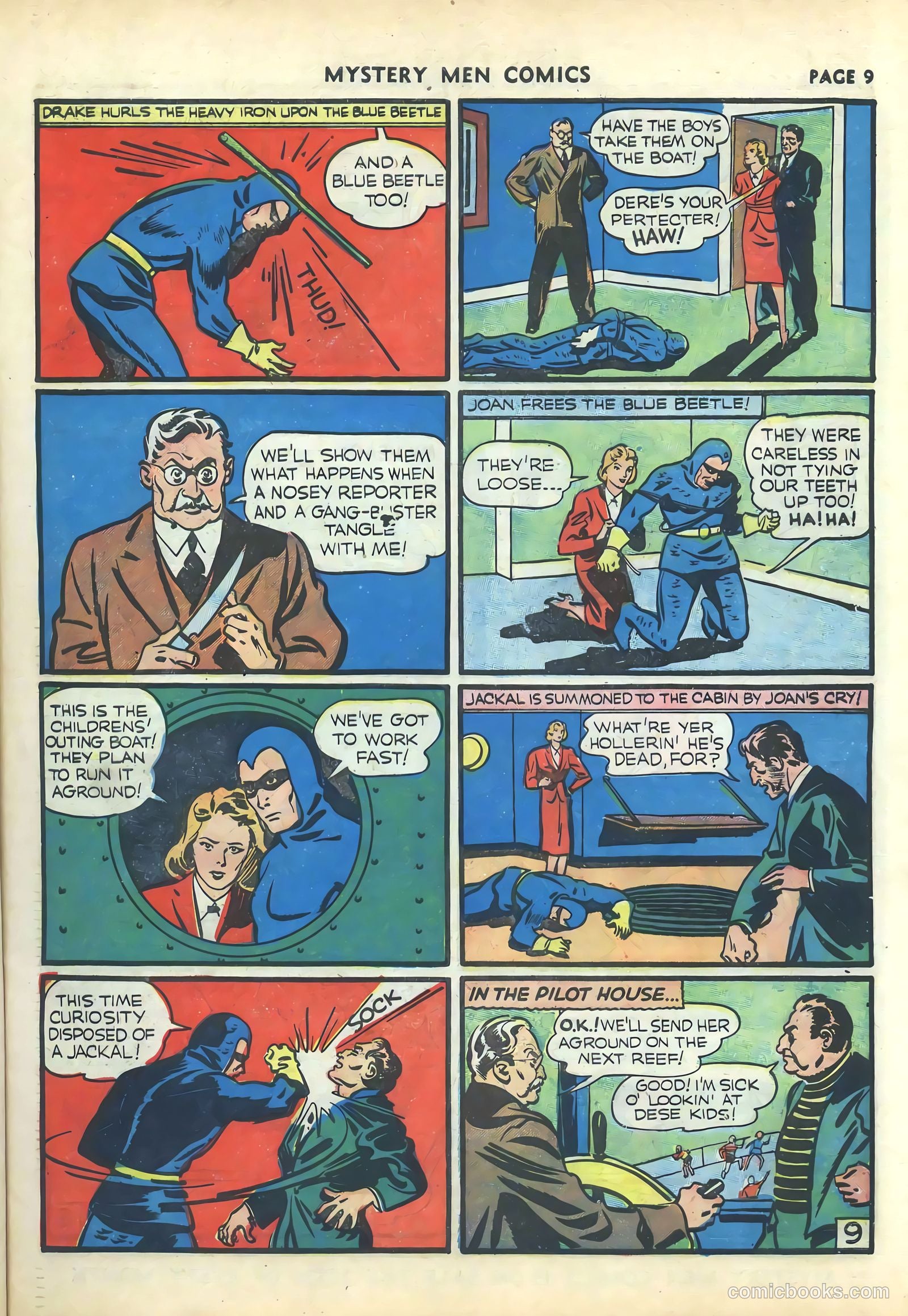Mystery Men Comics #17 (1940) — page 11 of 68
