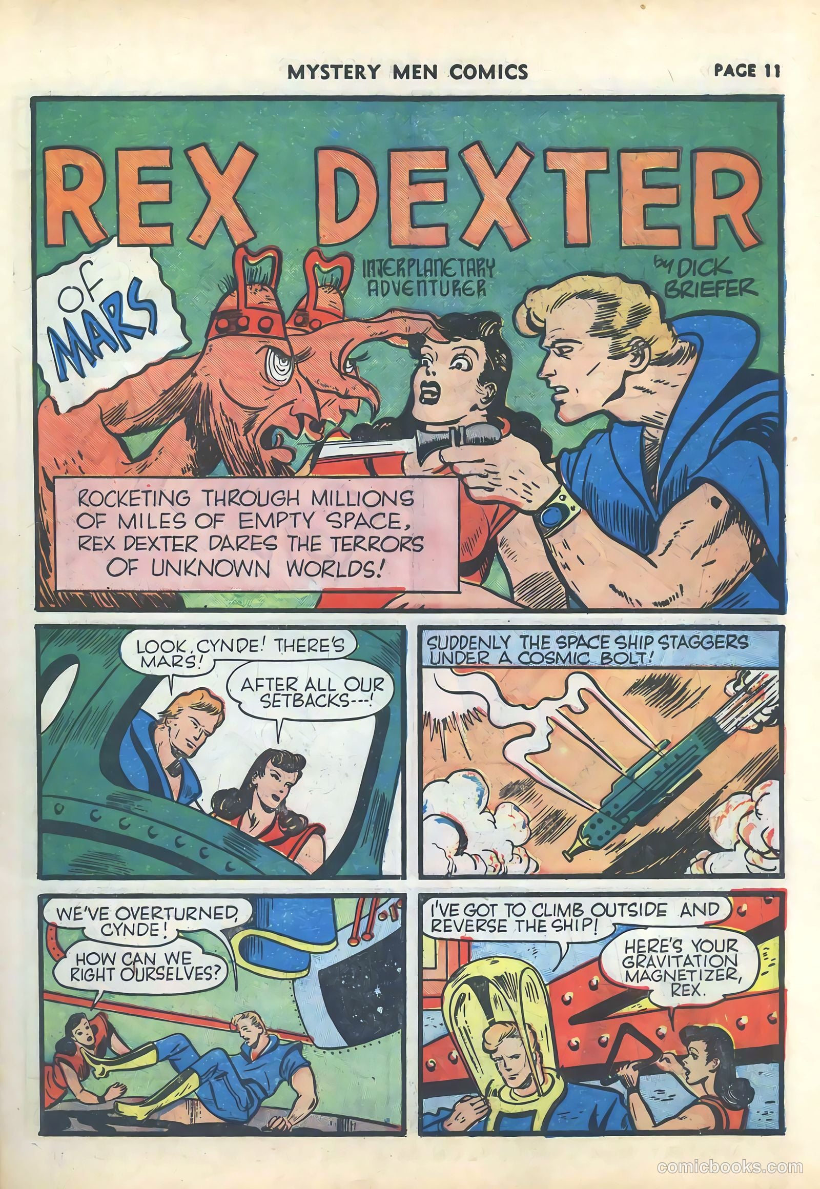 Mystery Men Comics #17 (1940) — page 13 of 68