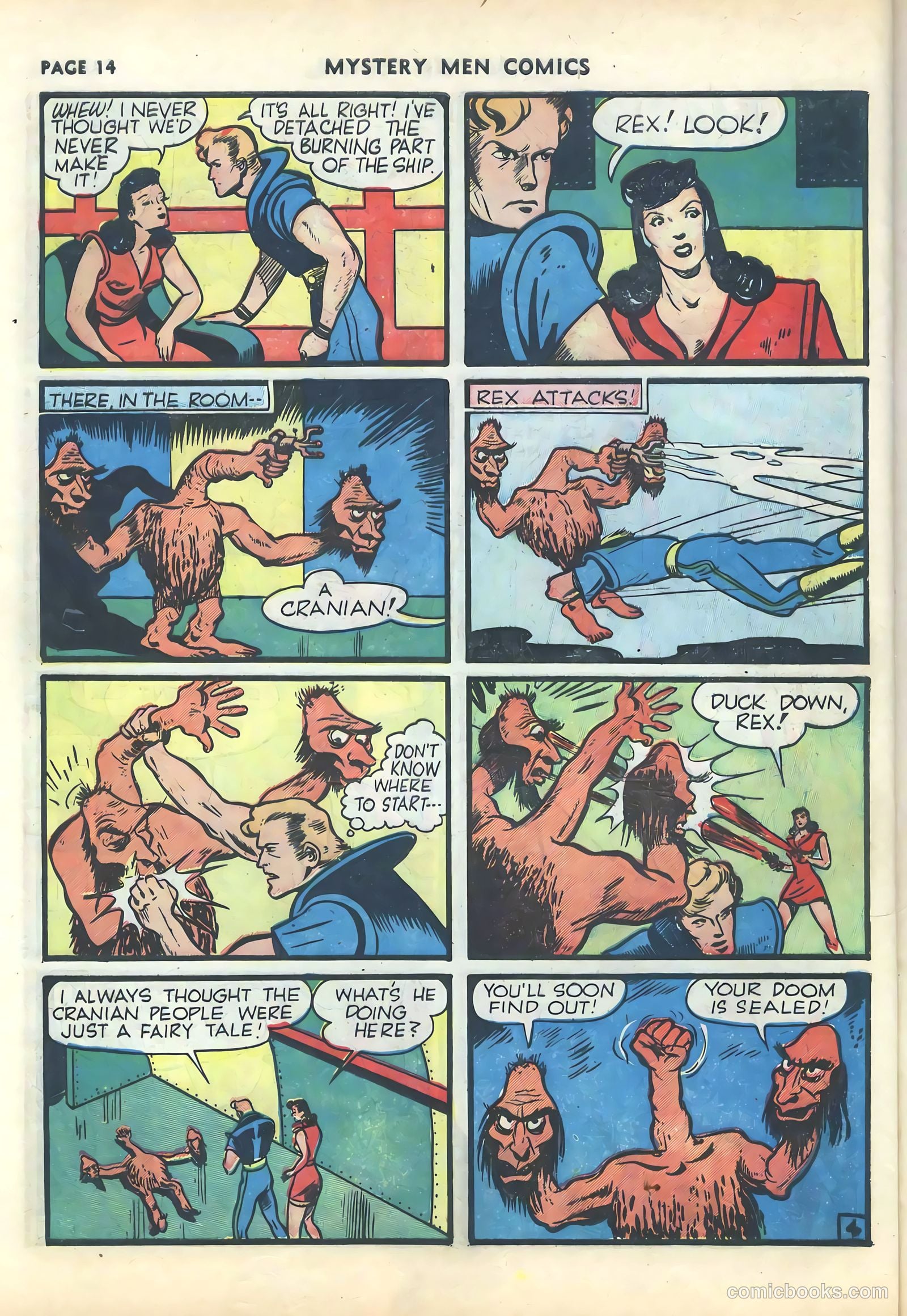 Mystery Men Comics #17 (1940) — page 16 of 68