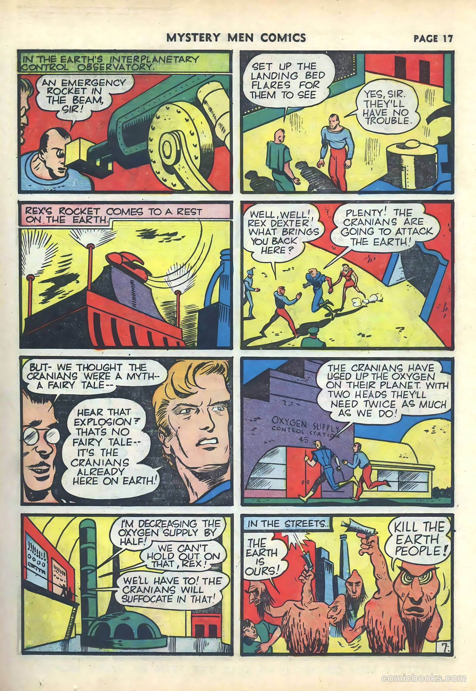 Mystery Men Comics #17 (1940) — page 19 of 68