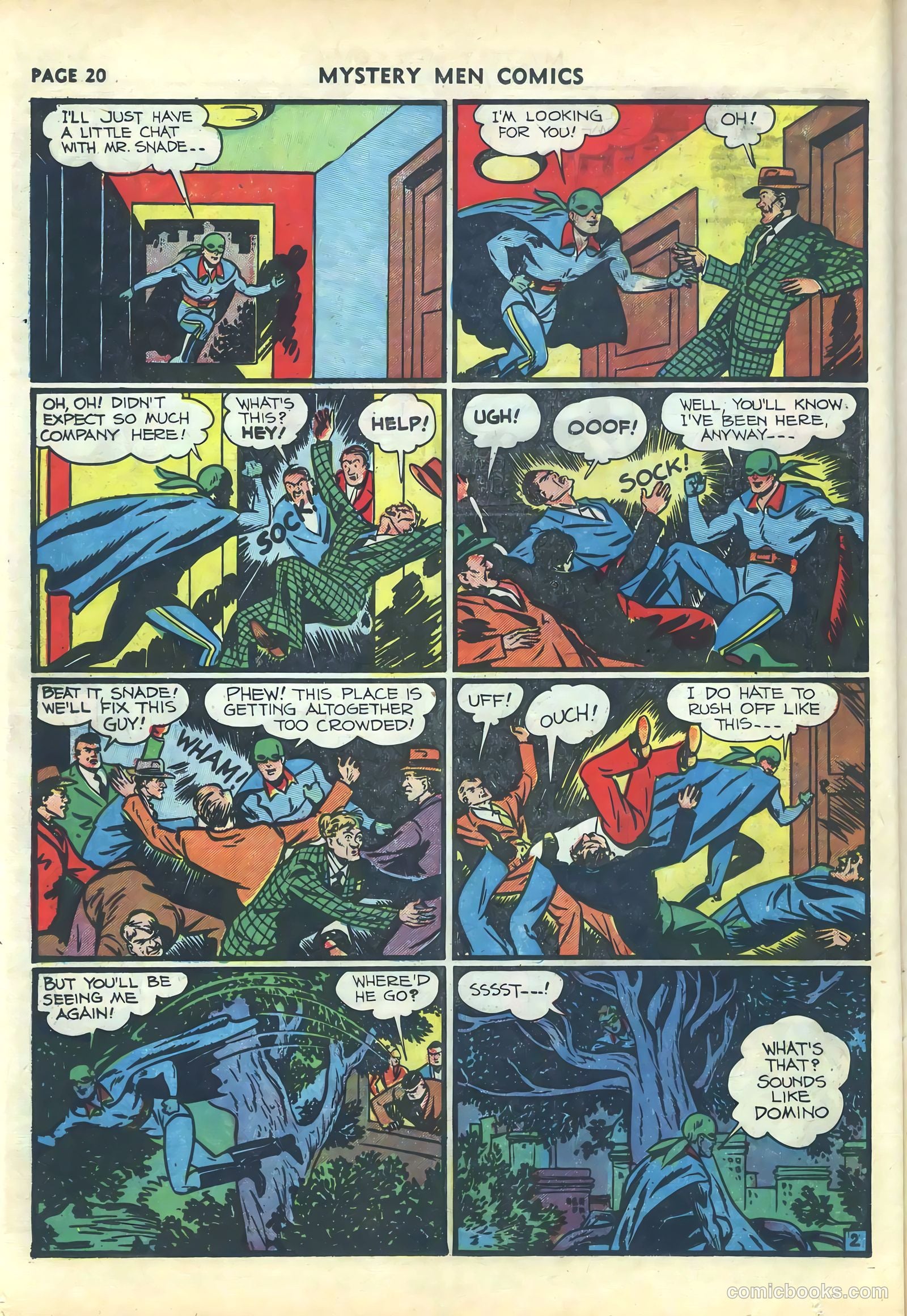Mystery Men Comics #17 (1940) — page 22 of 68
