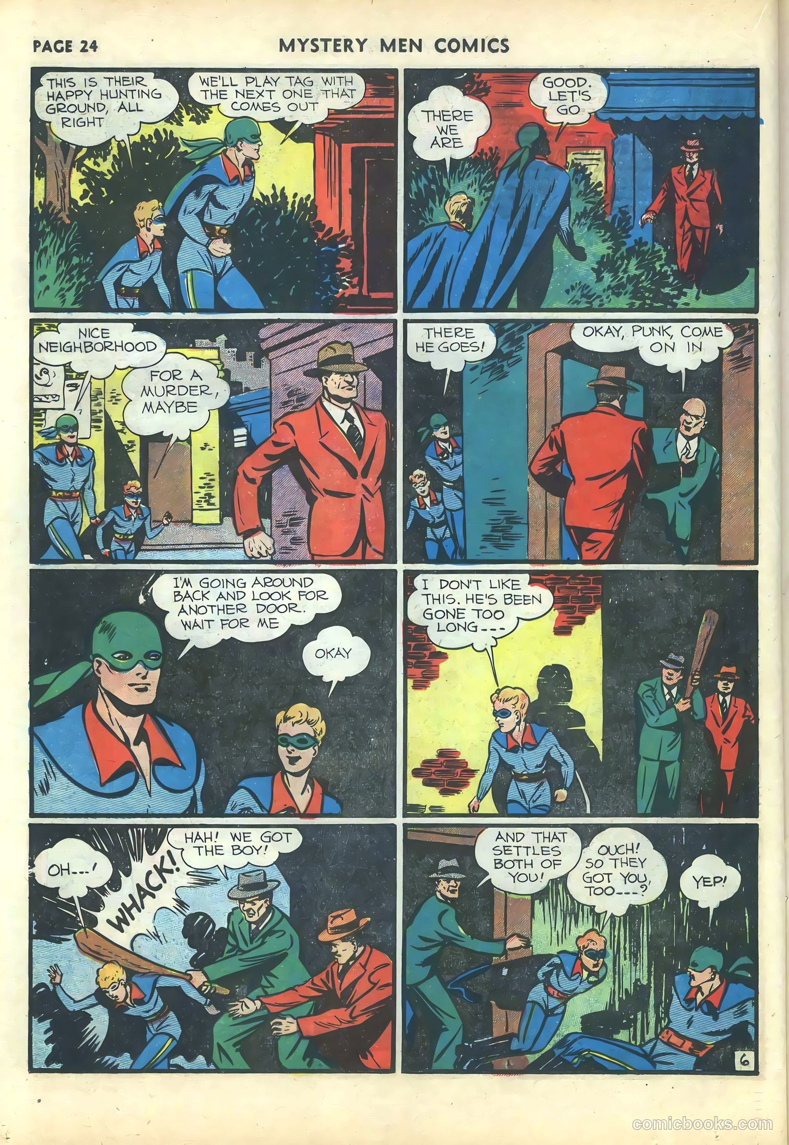 Mystery Men Comics #17 (1940) — page 26 of 68