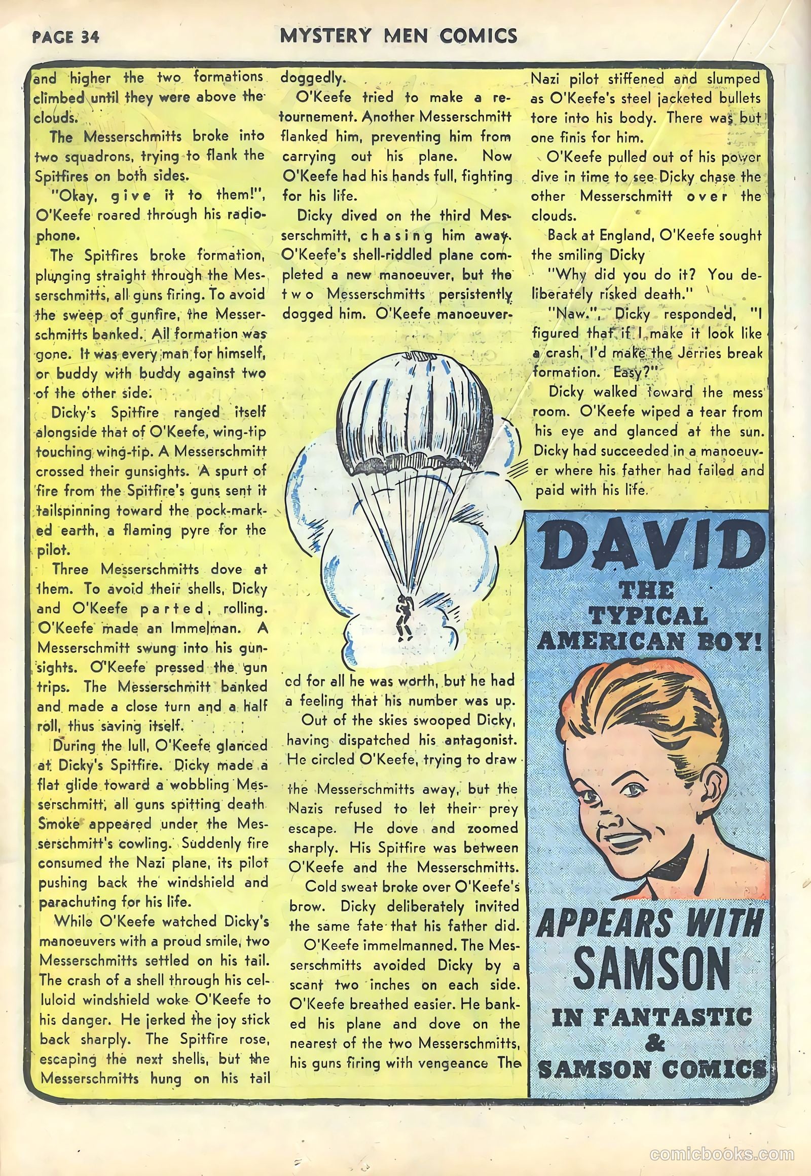 Mystery Men Comics #17 (1940) — page 36 of 68