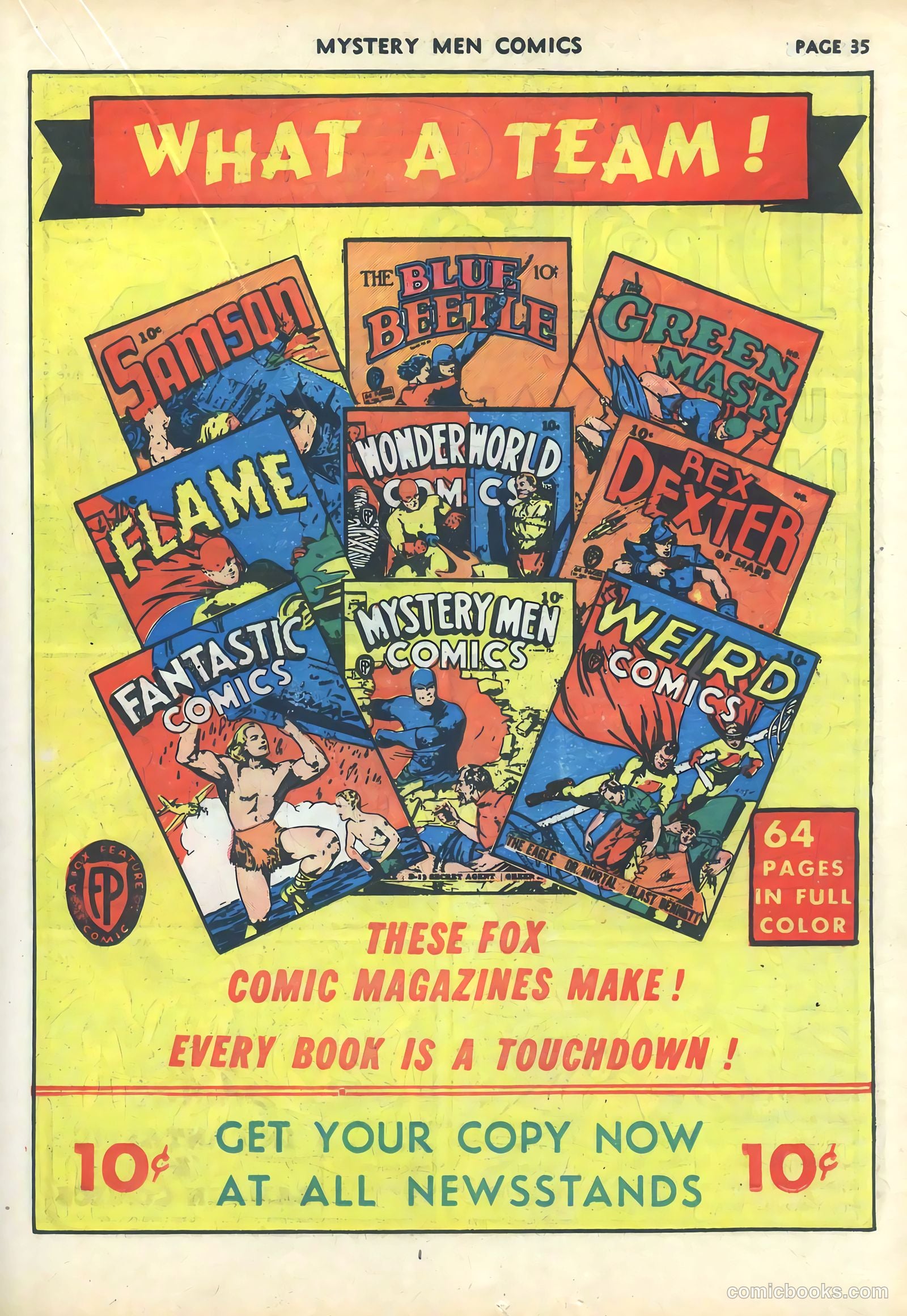 Mystery Men Comics #17 (1940) — page 37 of 68