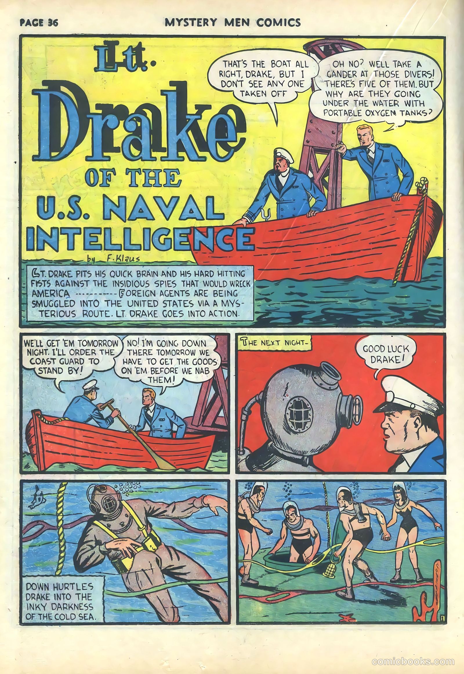 Mystery Men Comics #17 (1940) — page 38 of 68