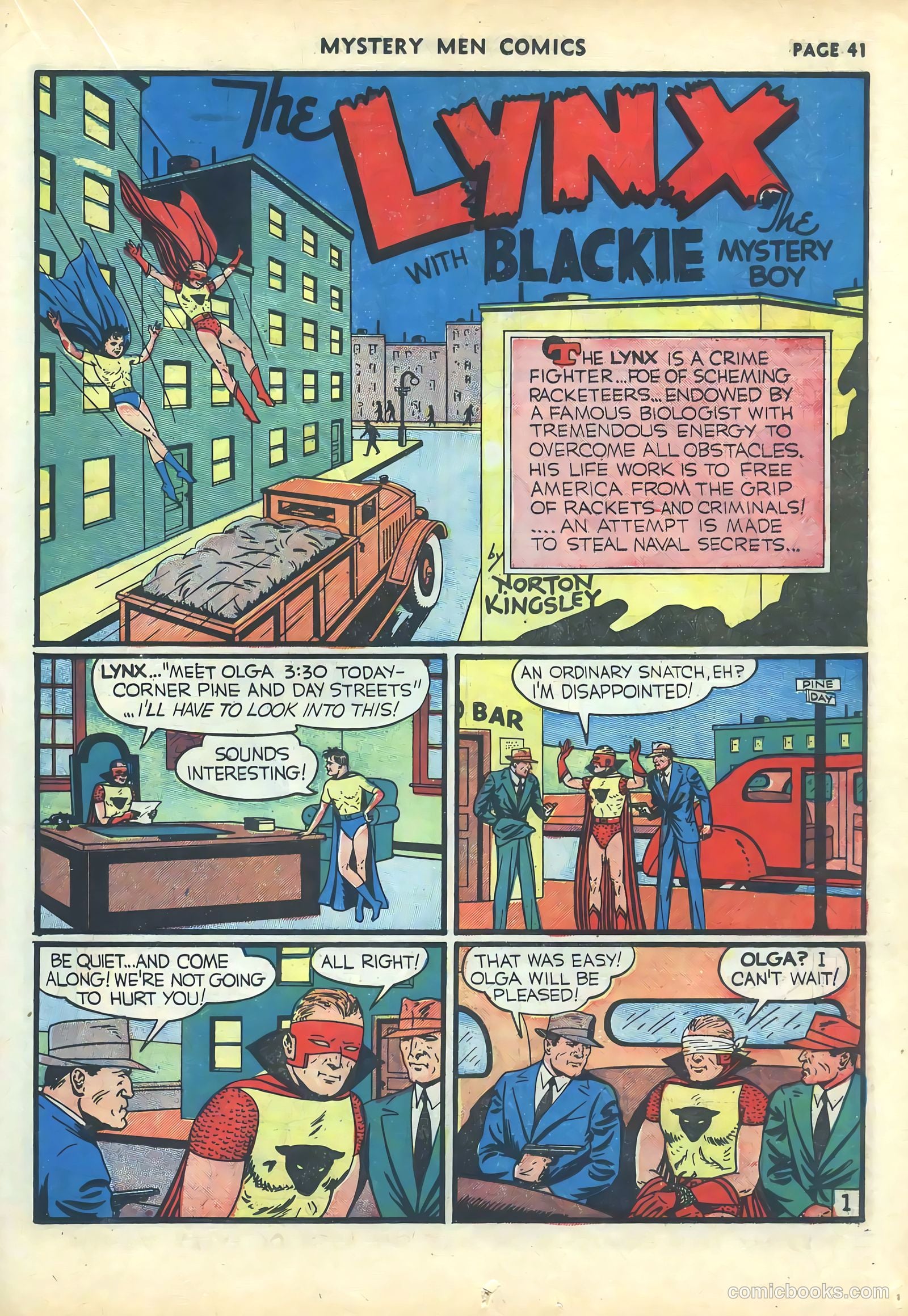 Mystery Men Comics #17 (1940) — page 43 of 68