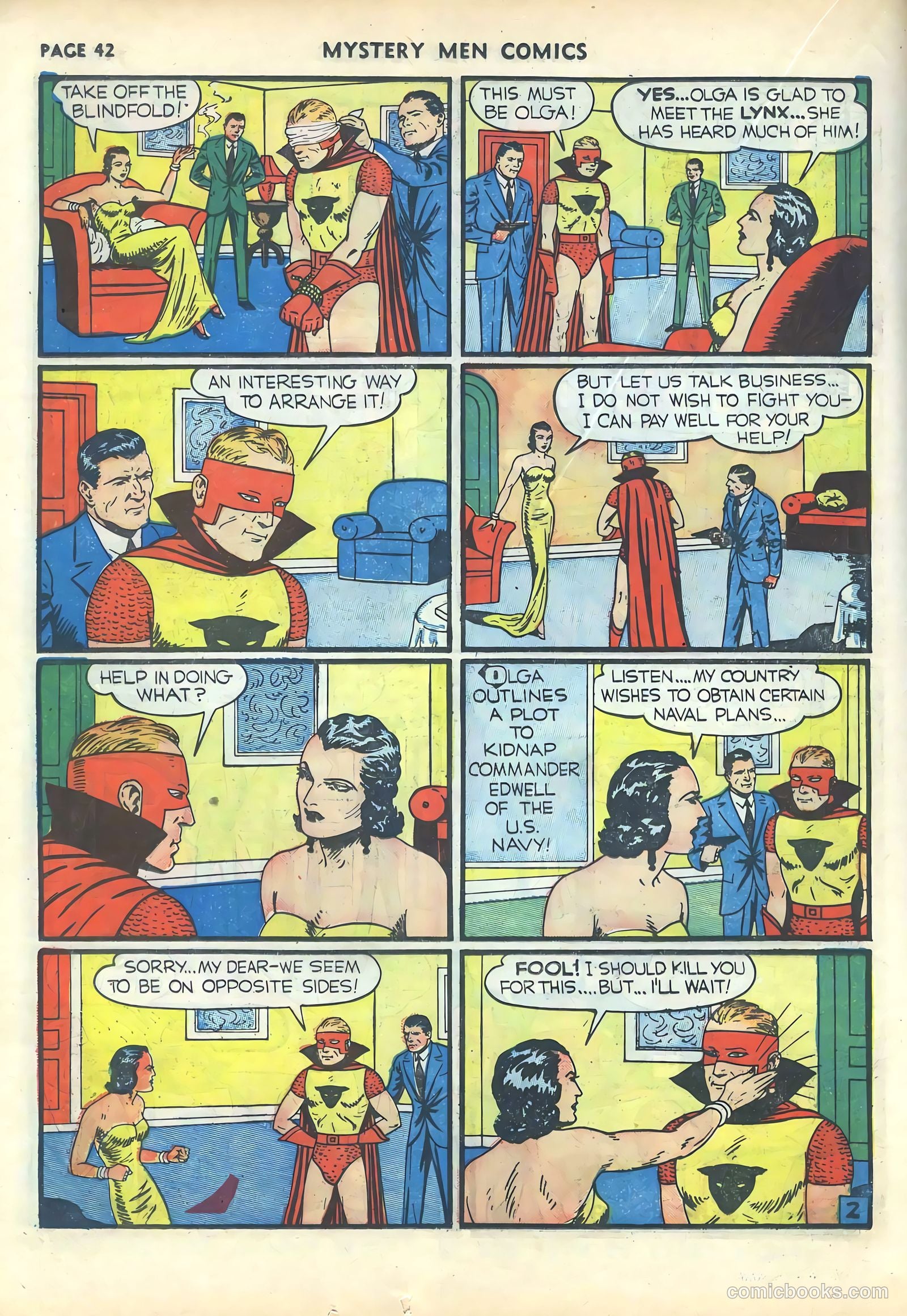 Mystery Men Comics #17 (1940) — page 44 of 68