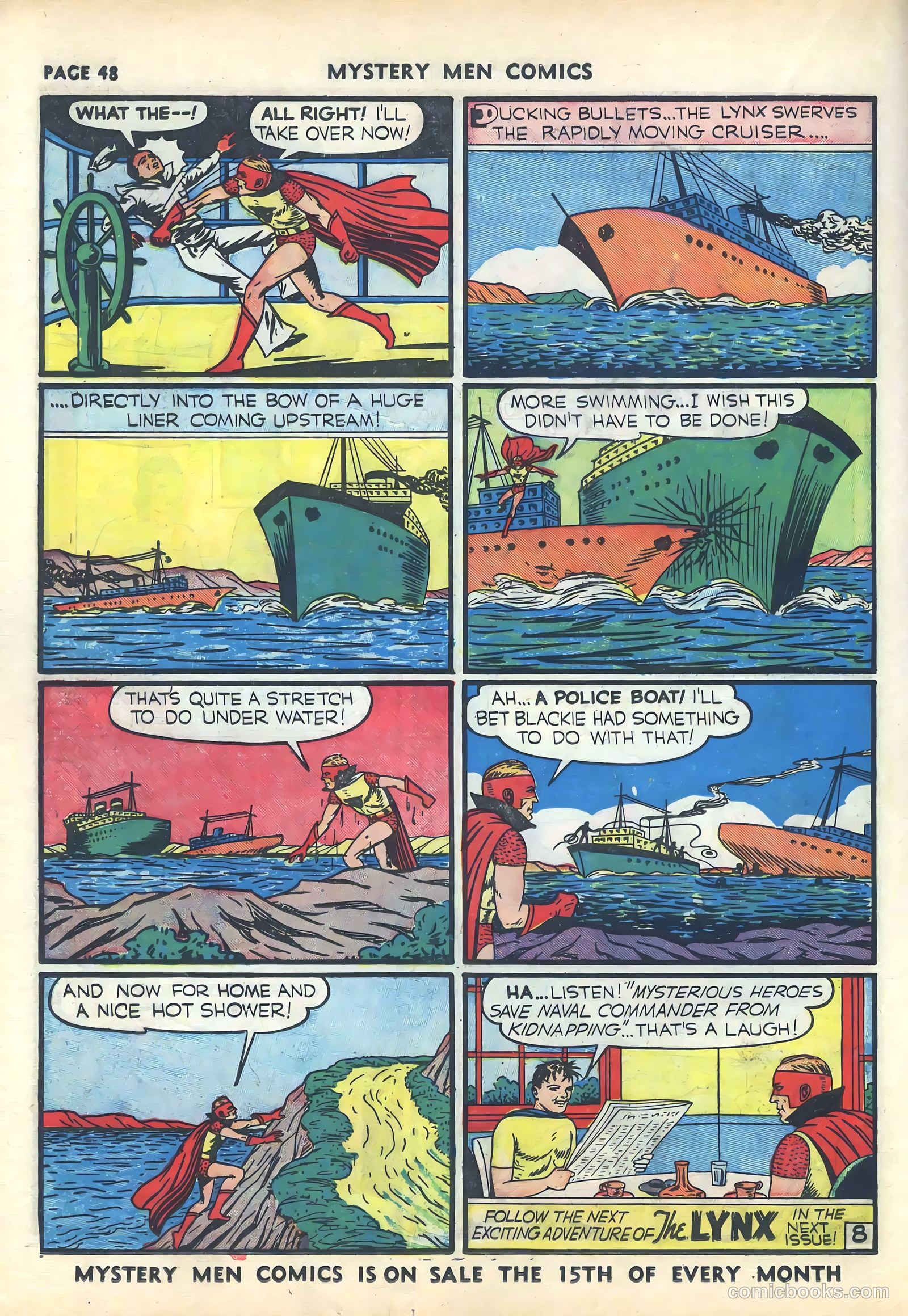 Mystery Men Comics #17 (1940) — page 50 of 68
