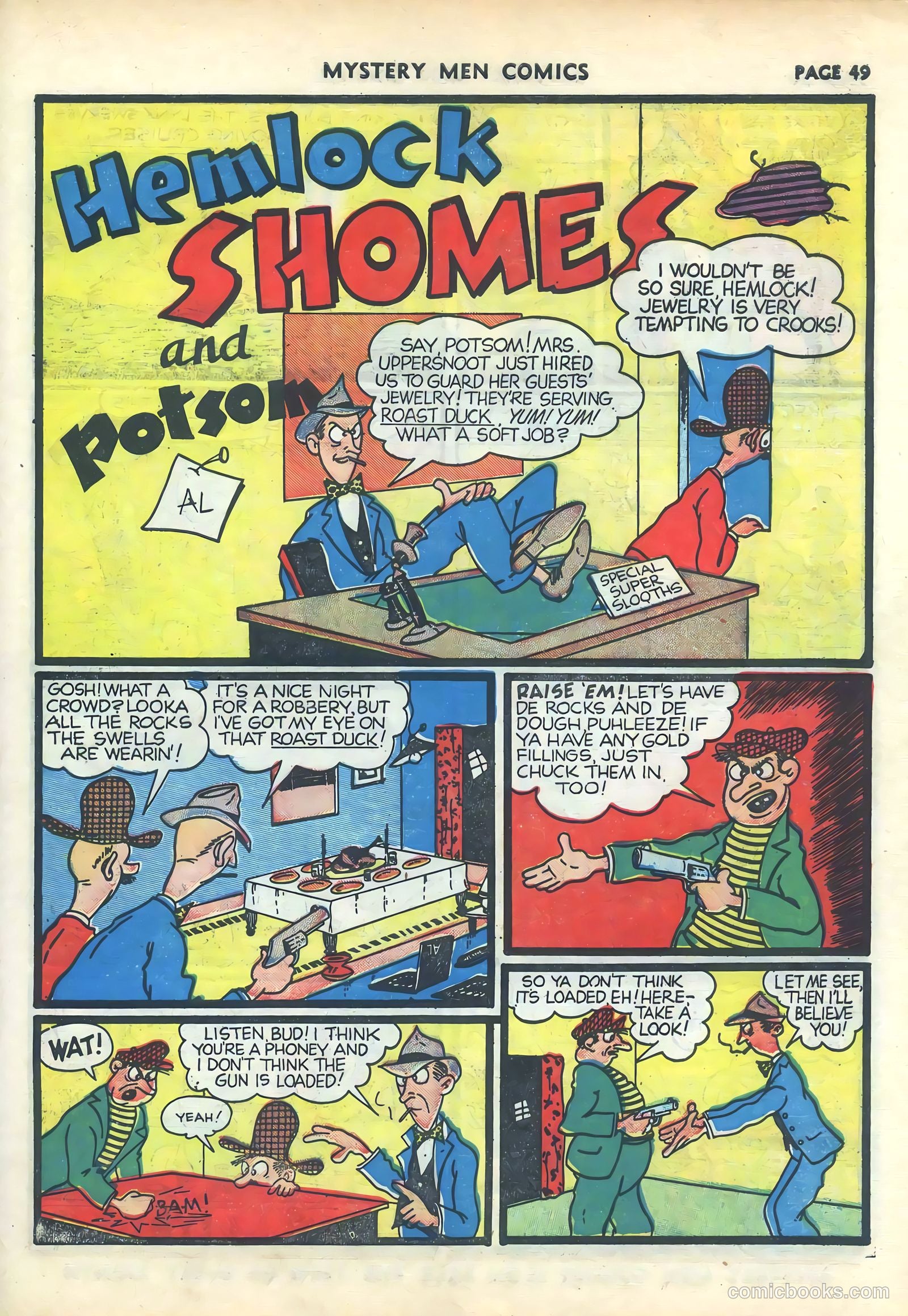Mystery Men Comics #17 (1940) — page 51 of 68