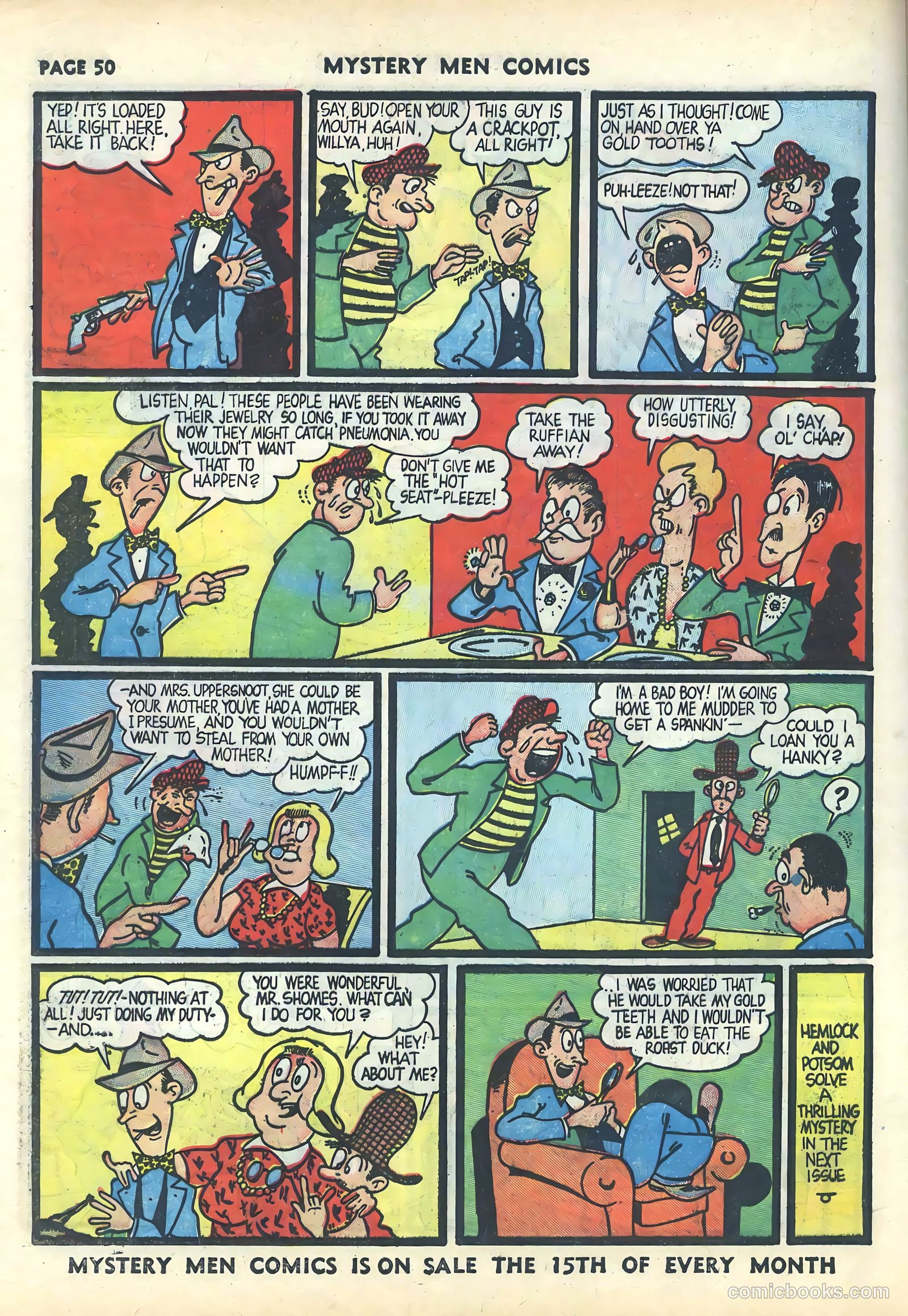 Mystery Men Comics #17 (1940) — page 52 of 68