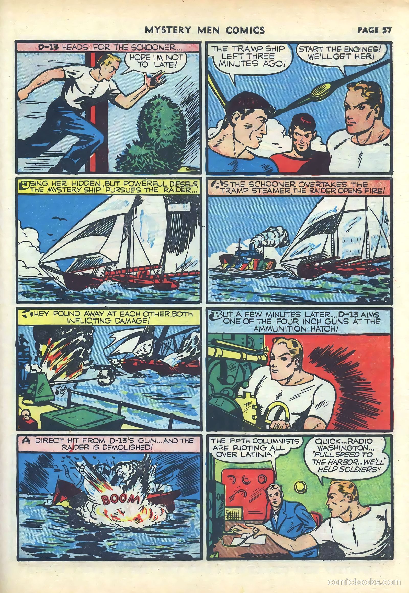 Mystery Men Comics #17 (1940) — page 59 of 68