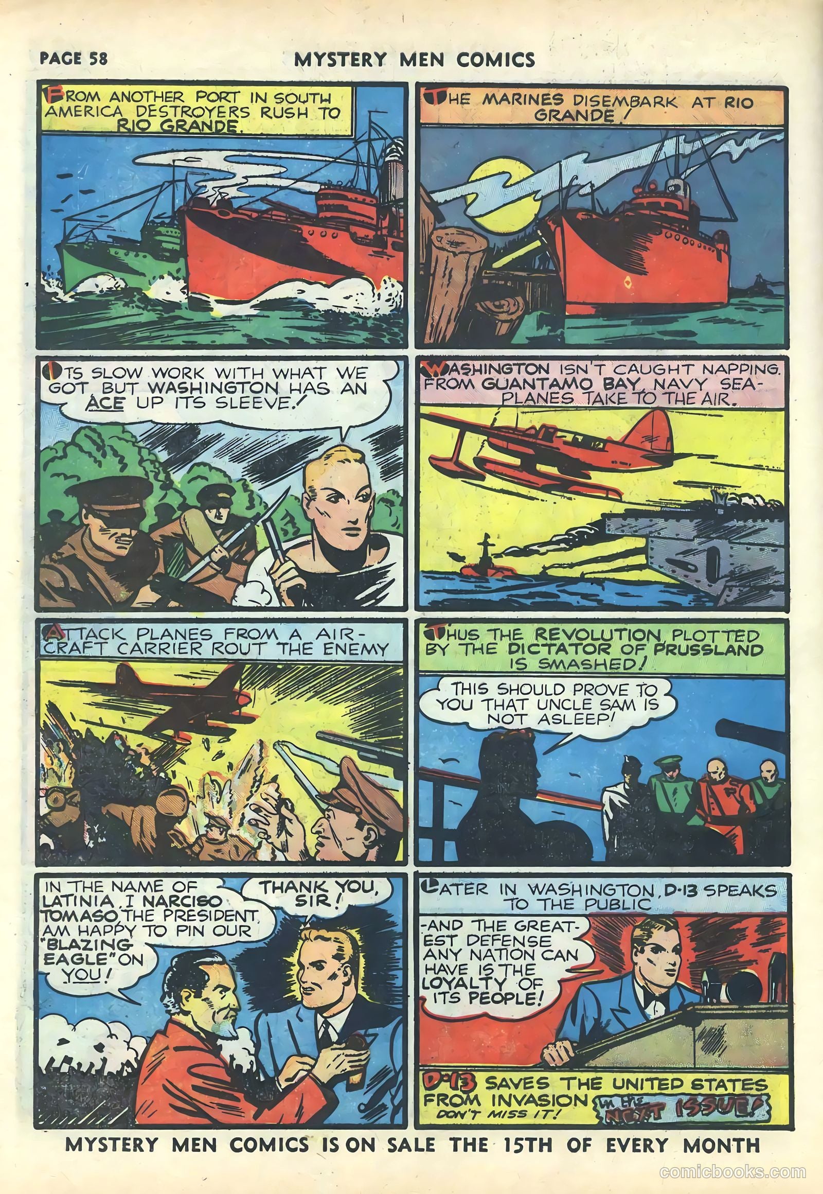 Mystery Men Comics #17 (1940) — page 60 of 68