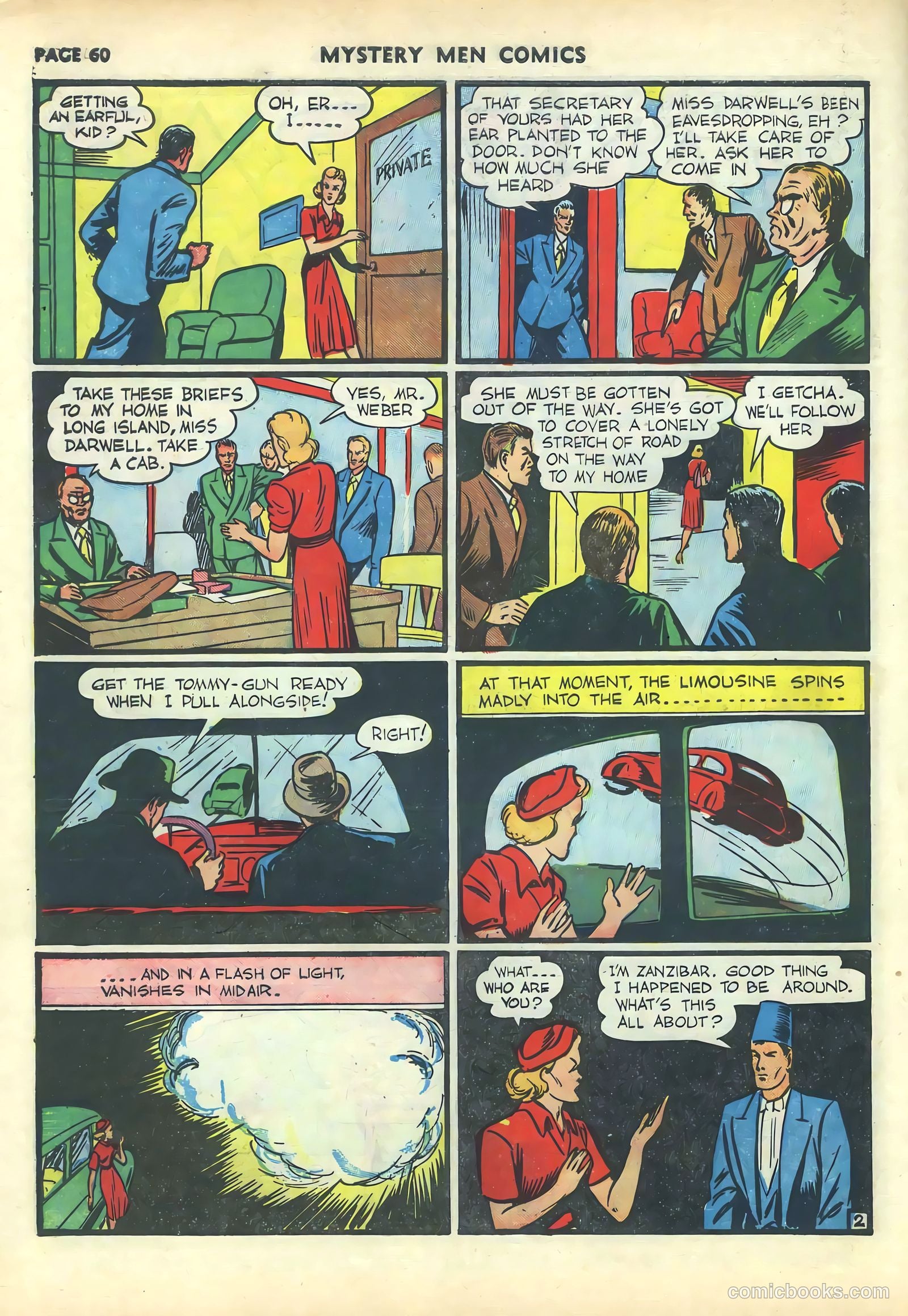 Mystery Men Comics #17 (1940) — page 62 of 68