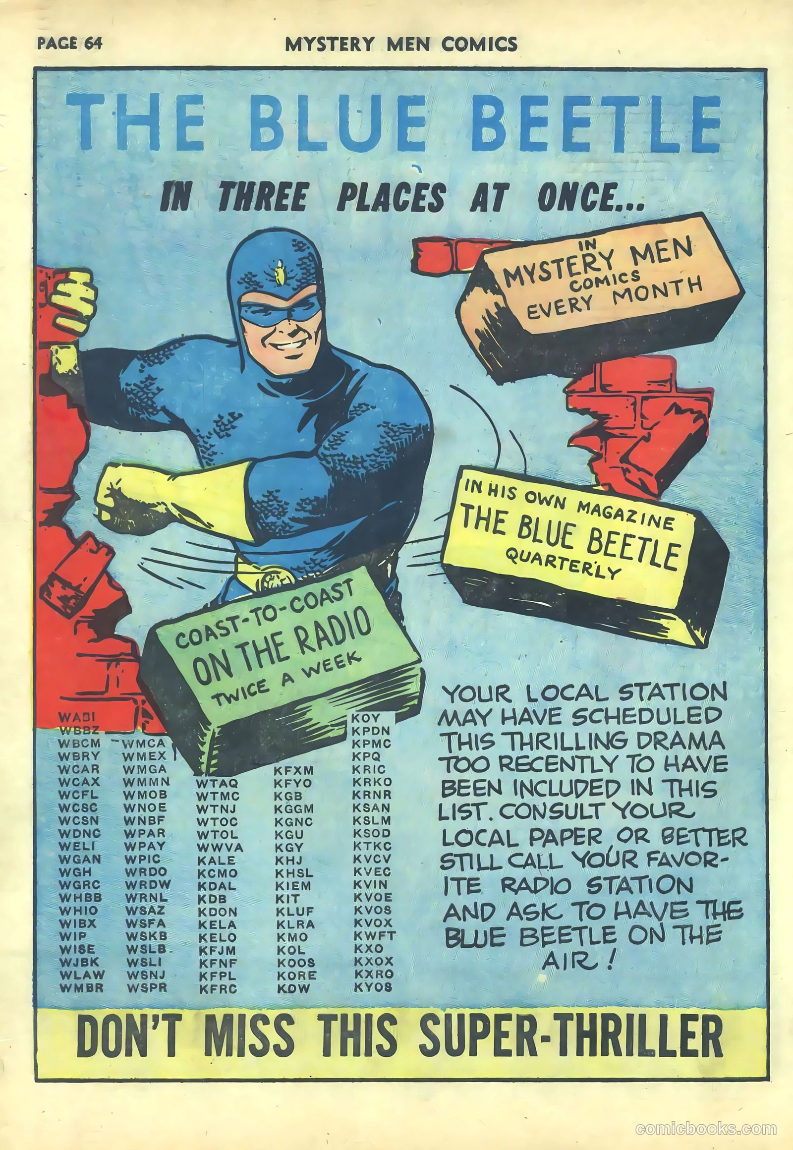 Mystery Men Comics #17 (1940) — page 66 of 68