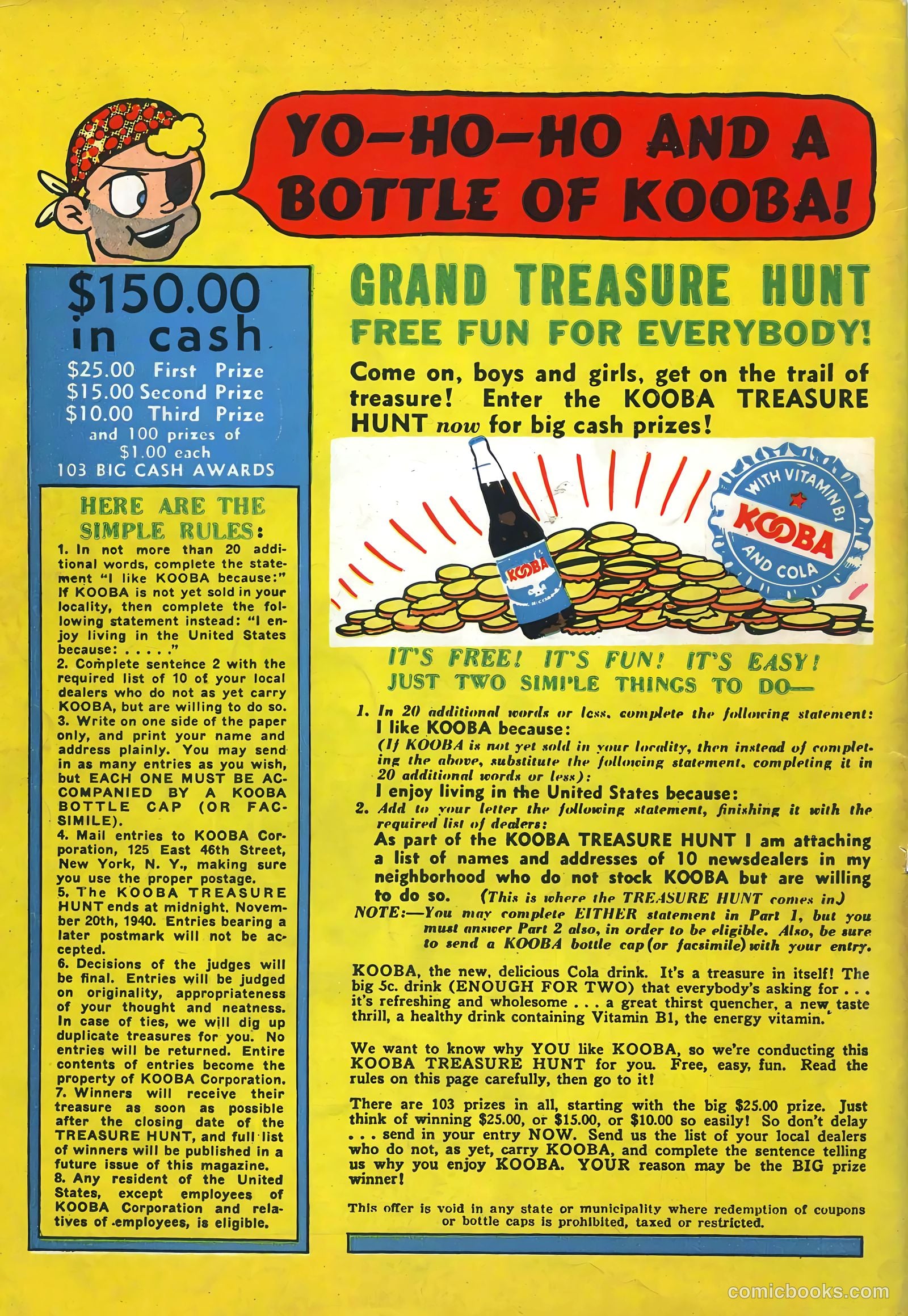 Mystery Men Comics #17 (1940) — page 68 of 68