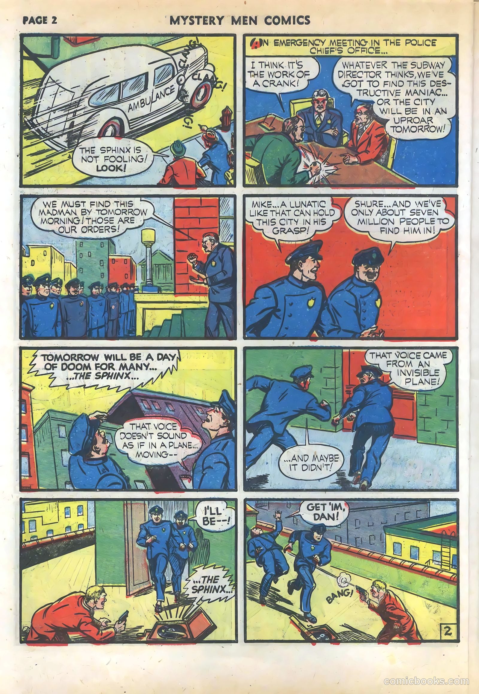 Mystery Men Comics #18 (1940) — page 4 of 68