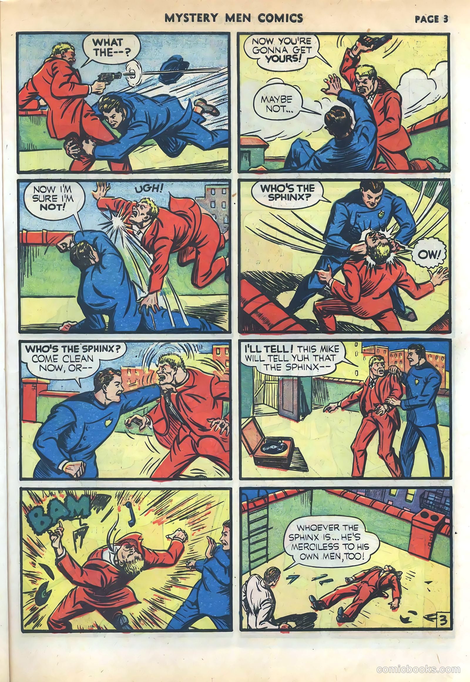 Mystery Men Comics #18 (1940) — page 5 of 68