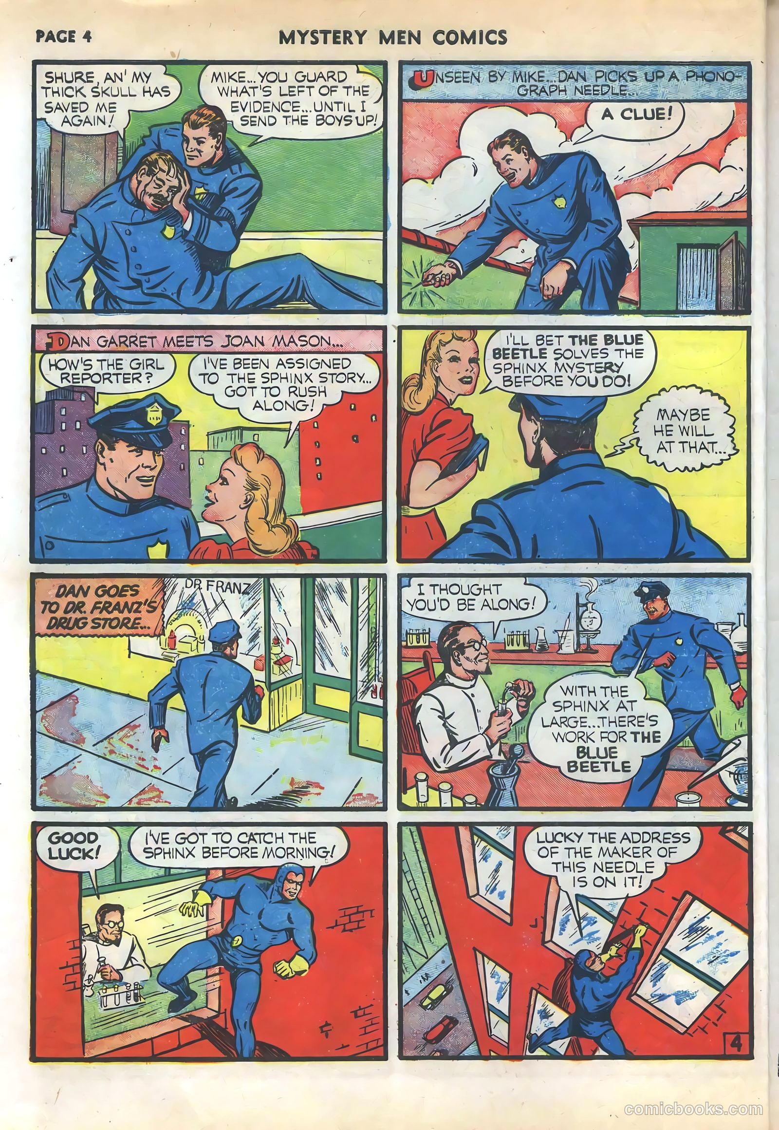 Mystery Men Comics #18 (1940) — page 6 of 68