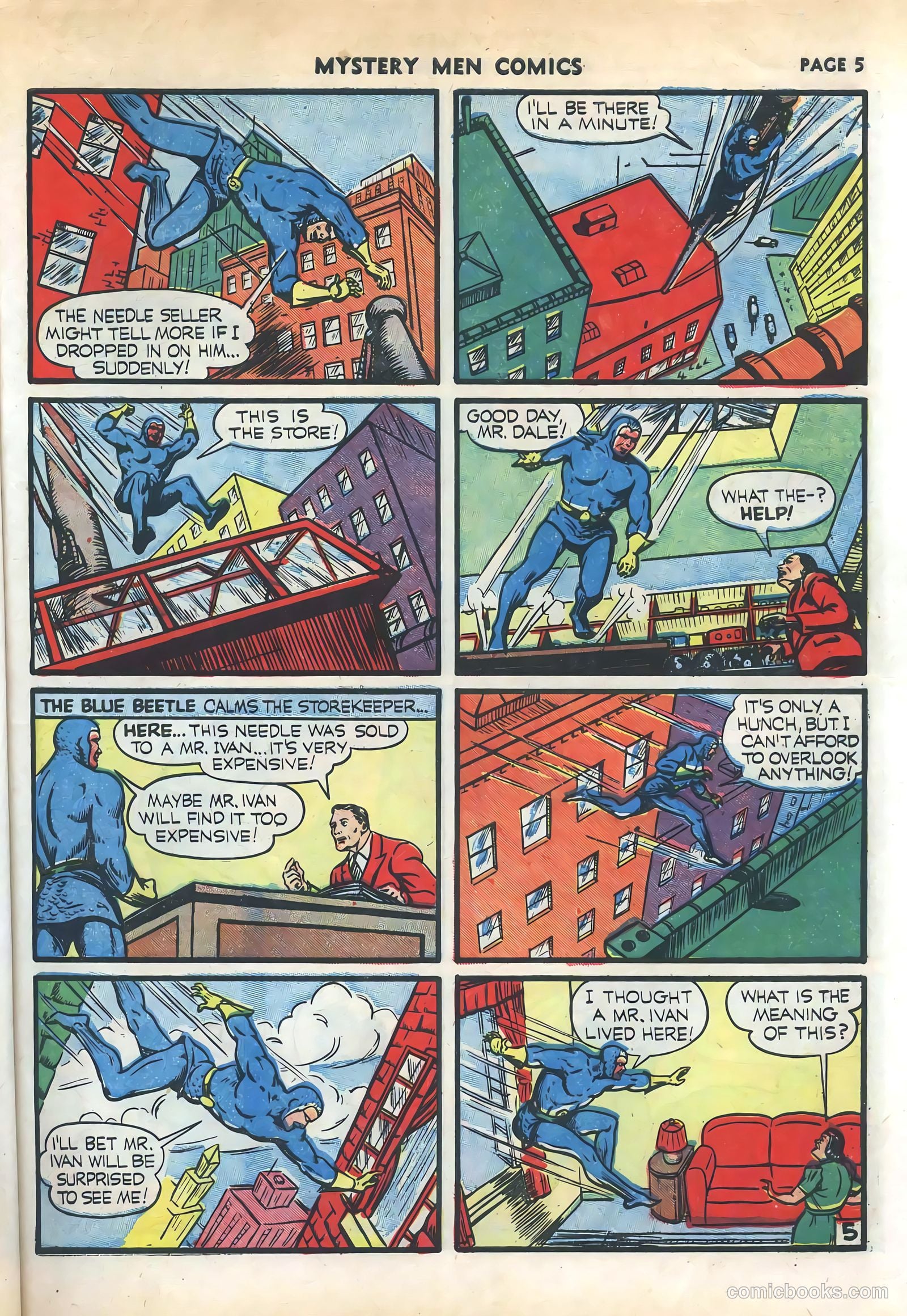 Mystery Men Comics #18 (1940) — page 7 of 68
