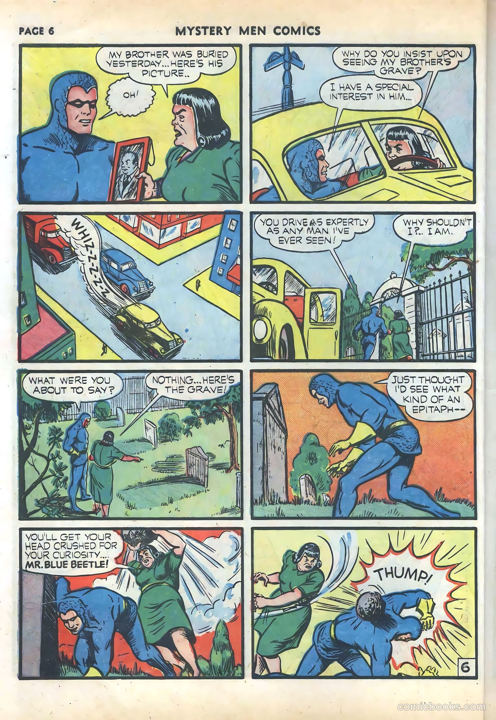 Mystery Men Comics #18 (1940) — page 8 of 68