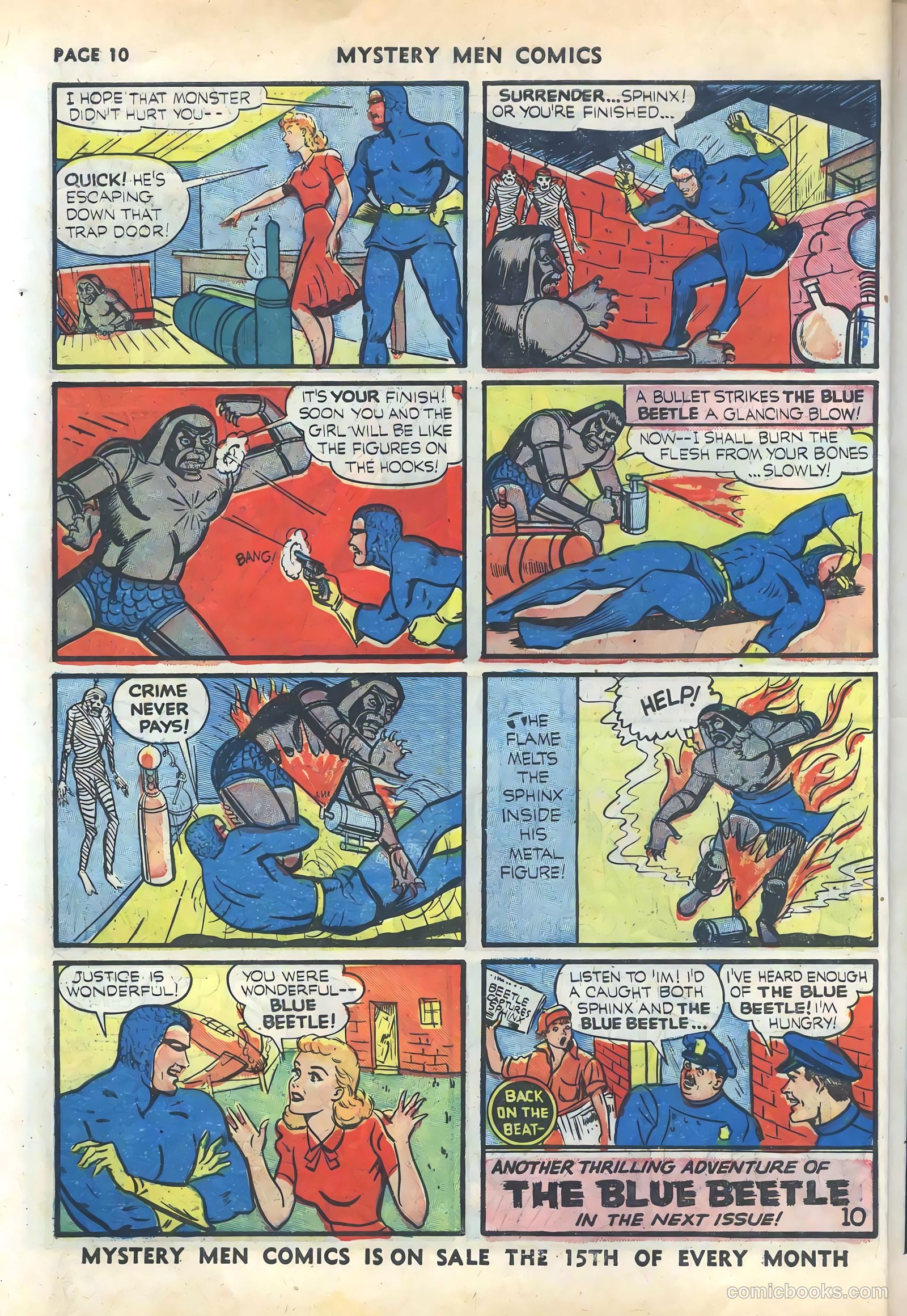 Mystery Men Comics #18 (1940) — page 12 of 68