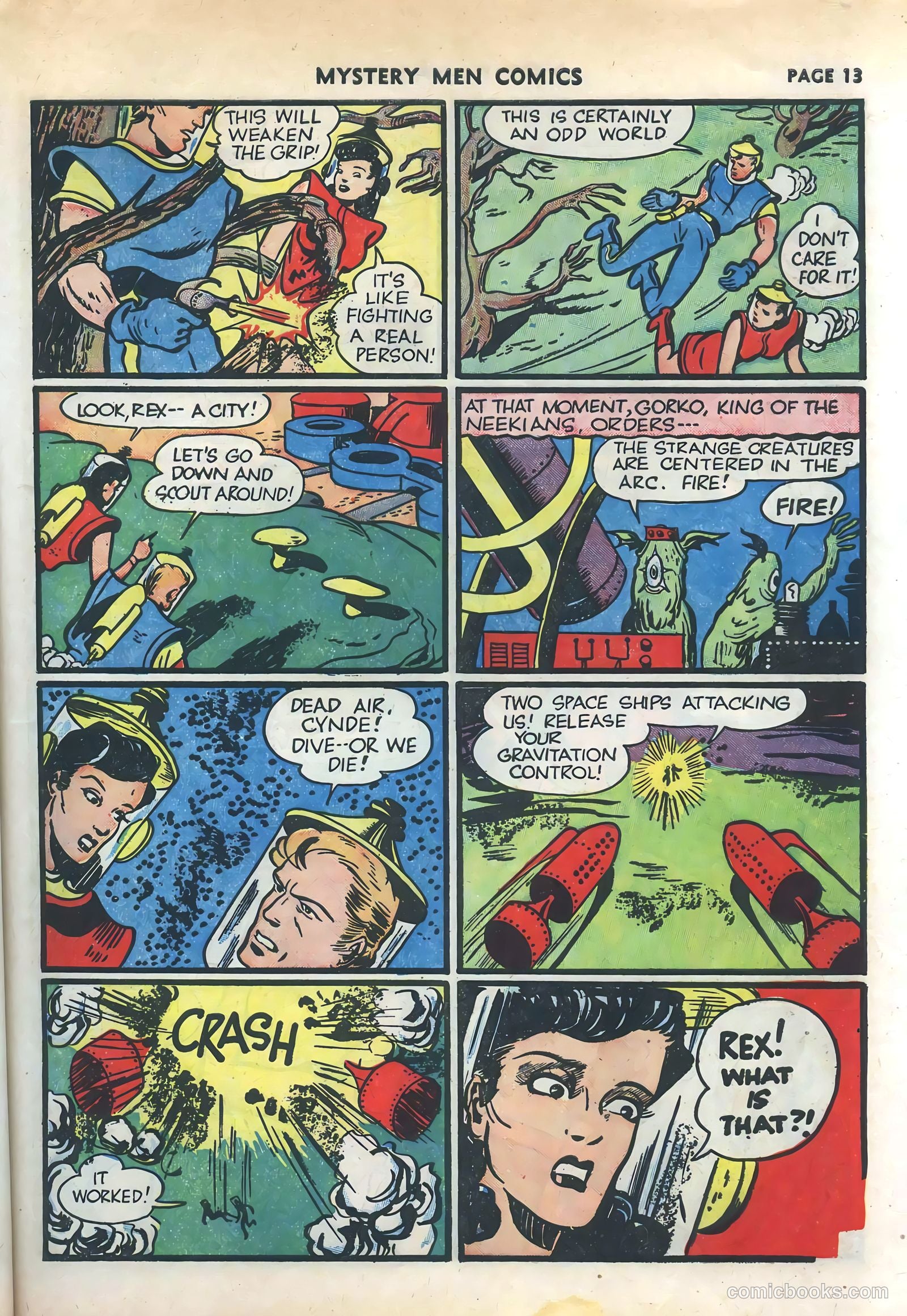 Mystery Men Comics #18 (1940) — page 15 of 68