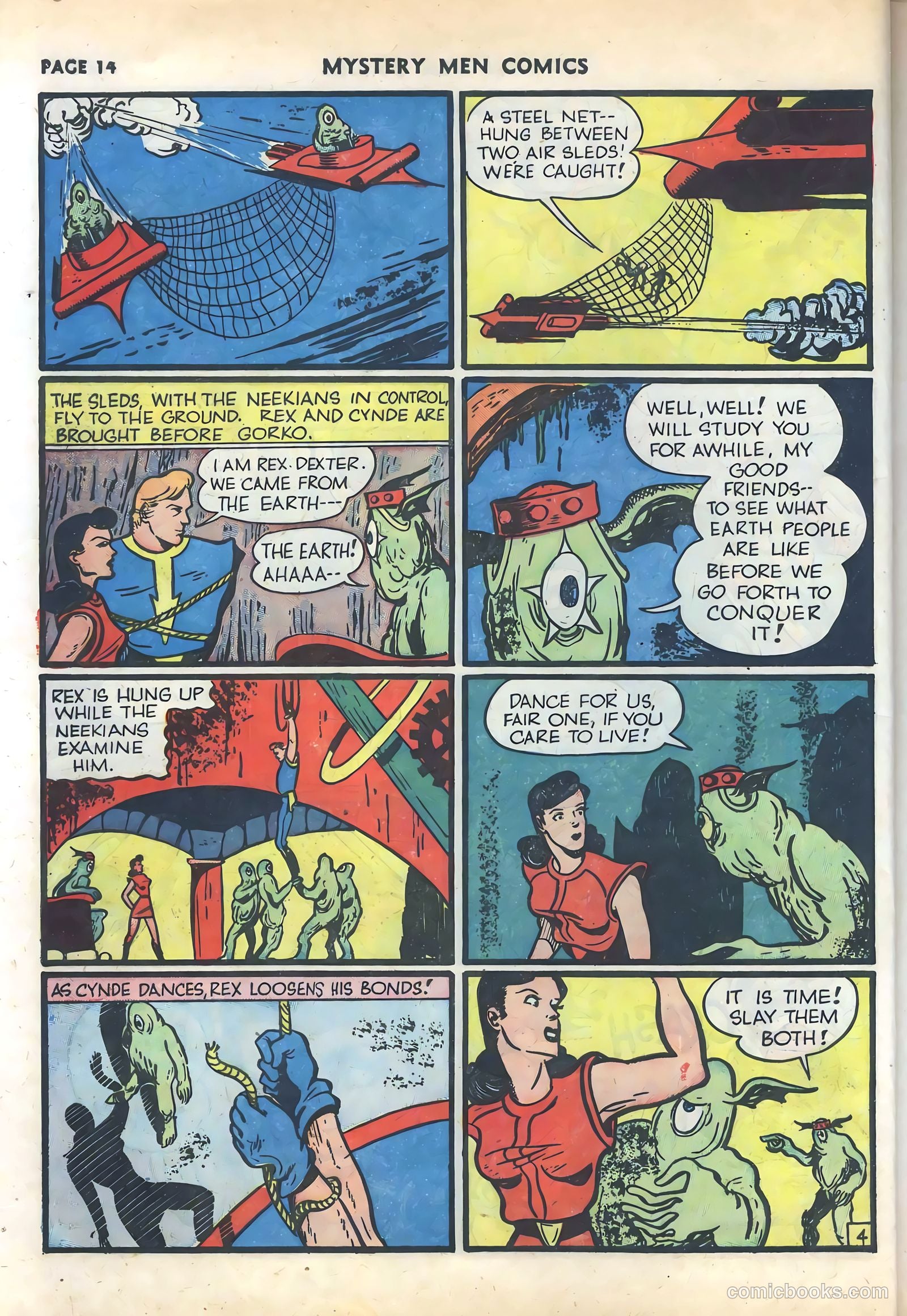 Mystery Men Comics #18 (1940) — page 16 of 68