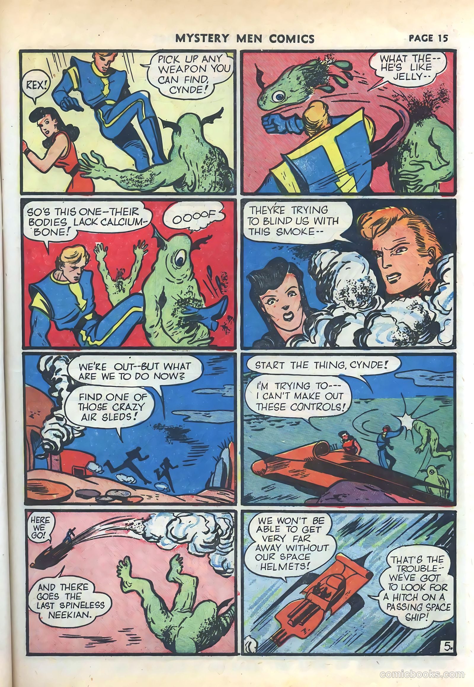 Mystery Men Comics #18 (1940) — page 17 of 68