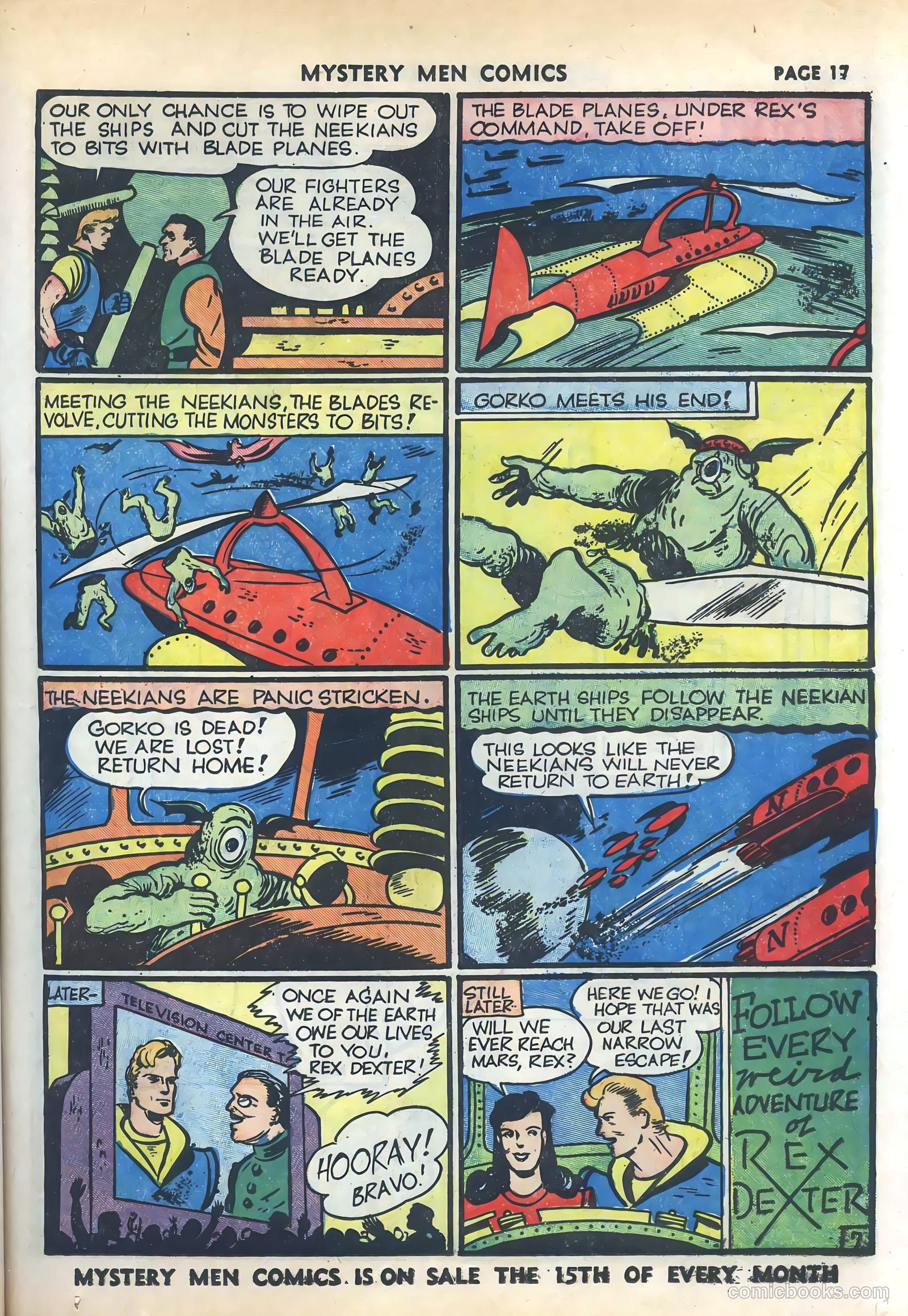 Mystery Men Comics #18 (1940) — page 19 of 68
