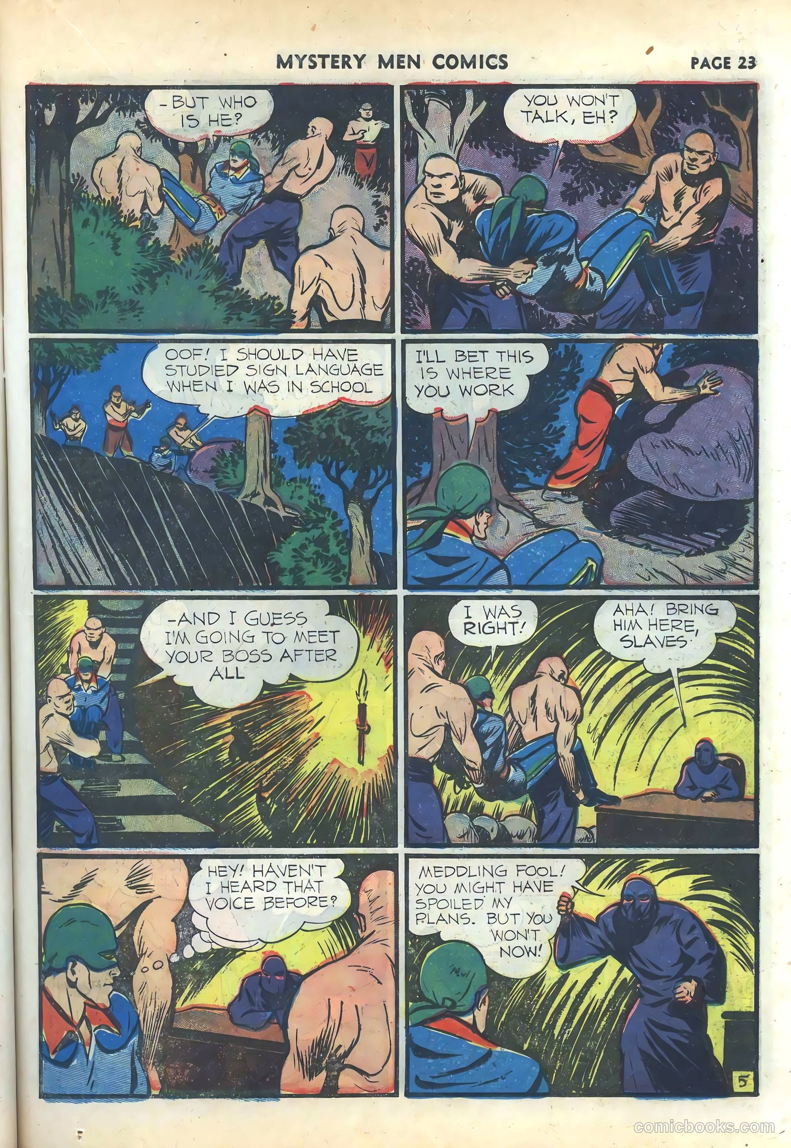 Mystery Men Comics #18 (1940) — page 25 of 68