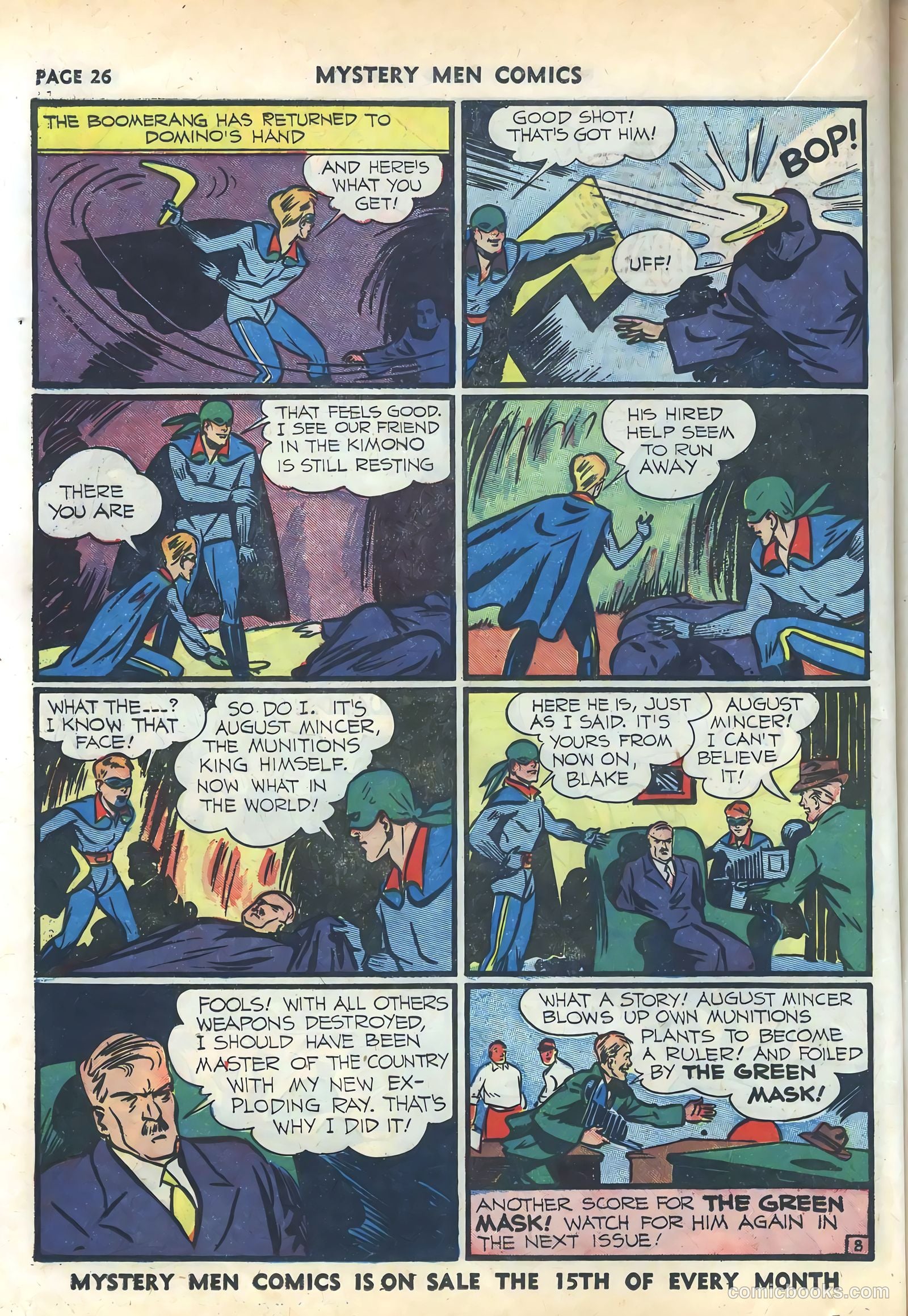 Mystery Men Comics #18 (1940) — page 28 of 68