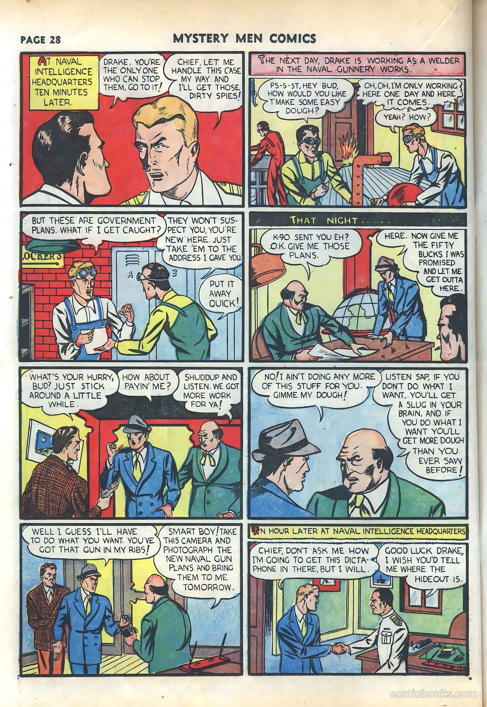 Mystery Men Comics #18 (1940) — page 30 of 68