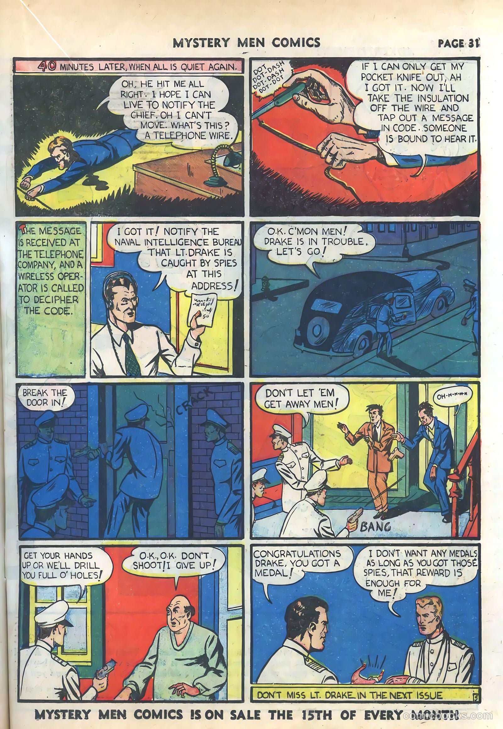 Mystery Men Comics #18 (1940) — page 33 of 68