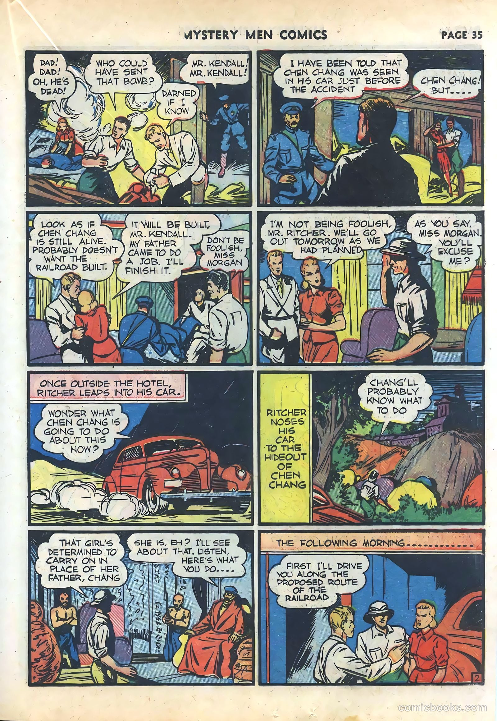 Mystery Men Comics #18 (1940) — page 37 of 68