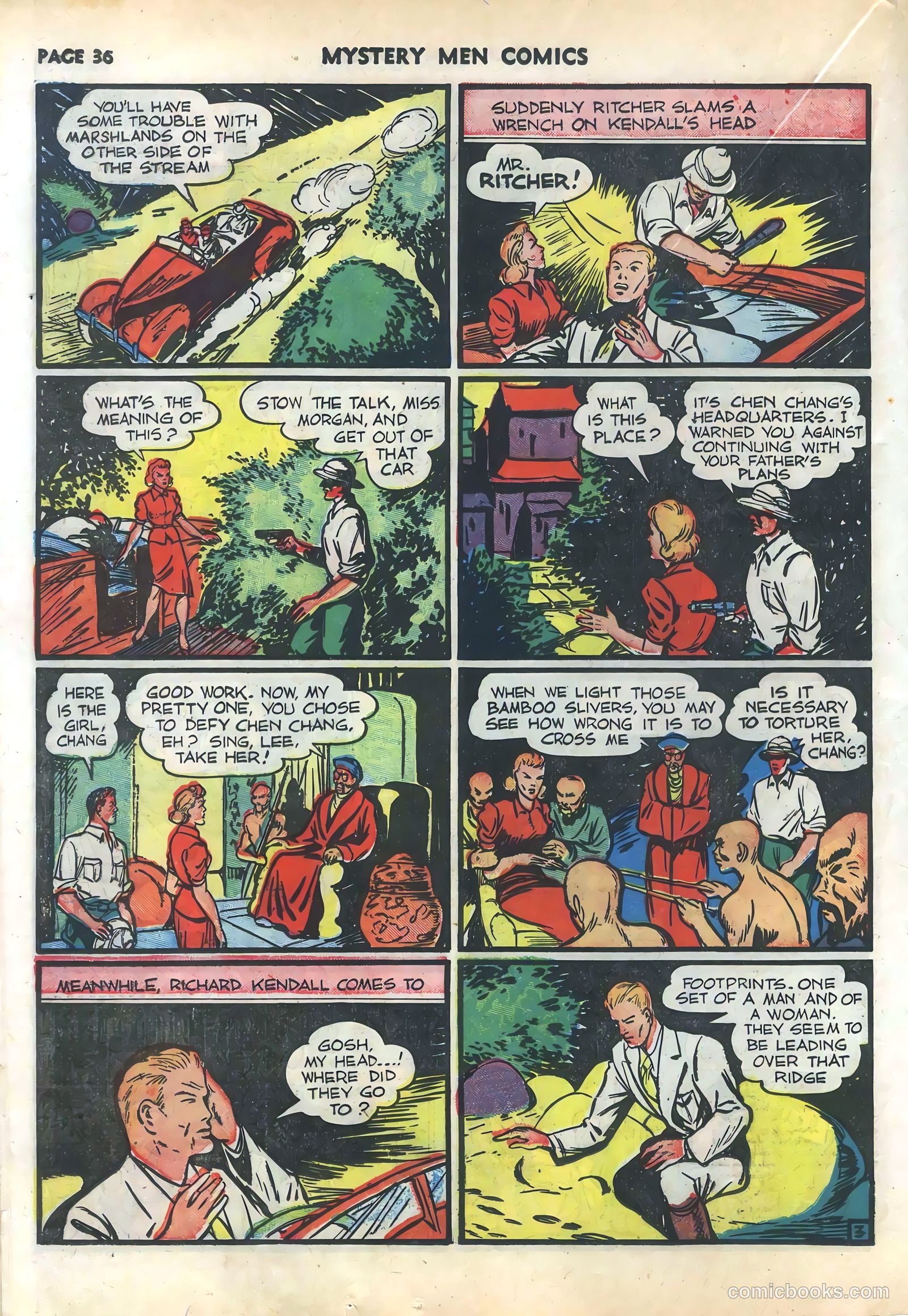 Mystery Men Comics #18 (1940) — page 38 of 68