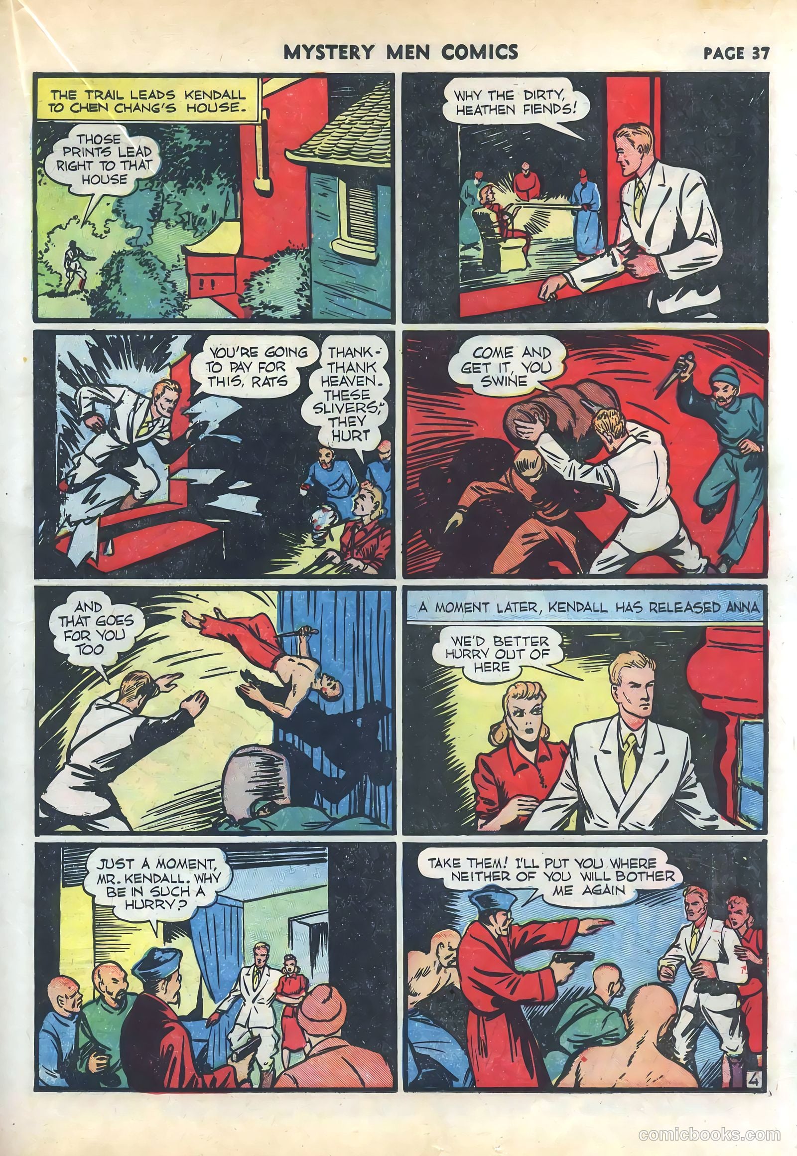 Mystery Men Comics #18 (1940) — page 39 of 68